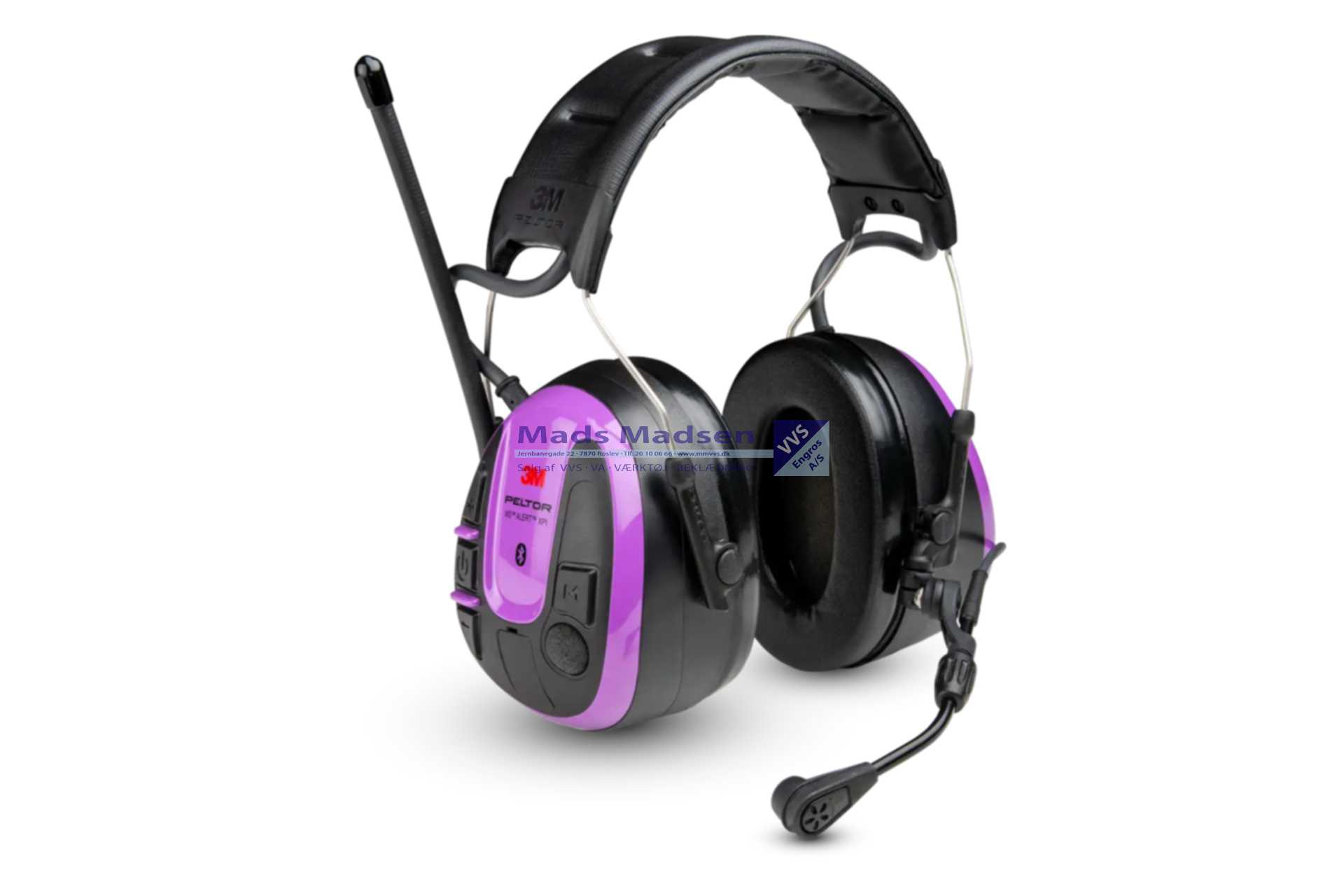 Høreværn 3M WS Alert XPI+ med Bluetooth samt radio  *NETTOPRIS*