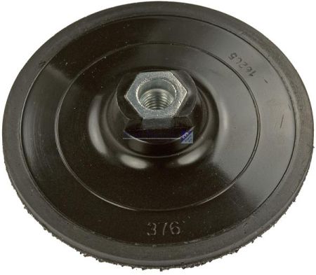 Ø125 gummibagskive M14