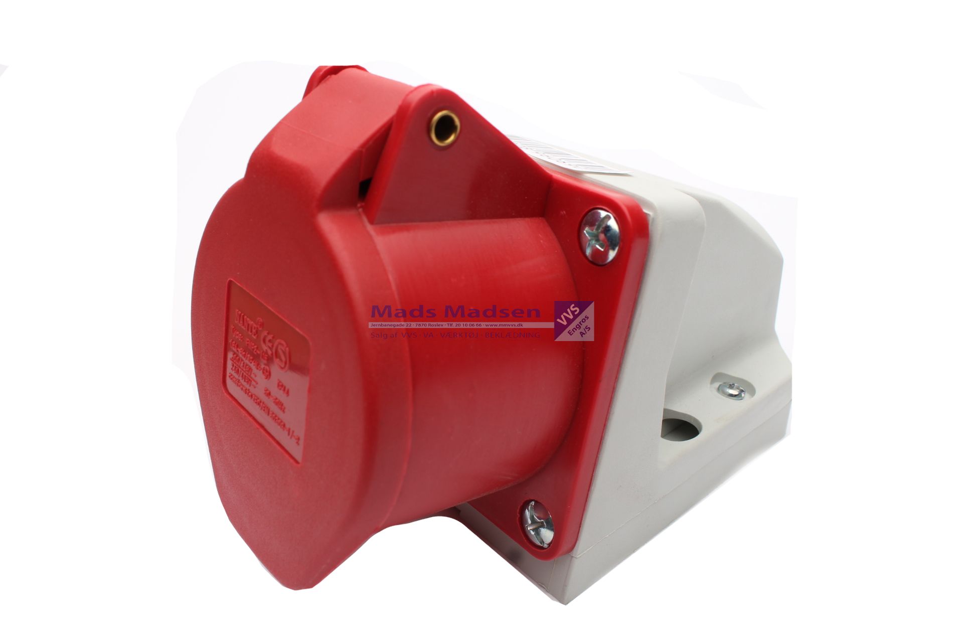 CEE Vægudtag 5P 400V 16A *NETTOPRIS*