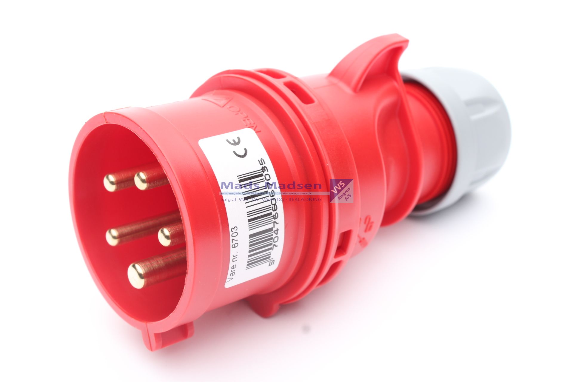 CEE Stikprop 5P 16A 400V 6H *NETTOPRIS*