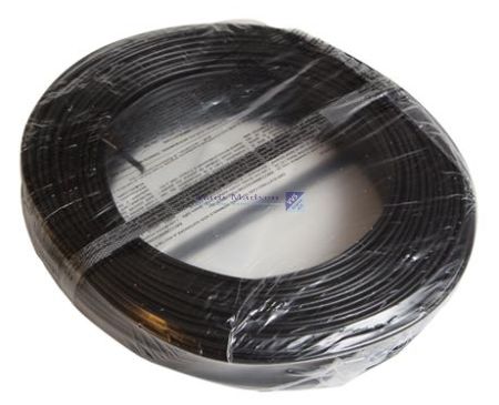 Installationsledning 1x1,5 H07V-U SORT 100 mtr/rl XXX