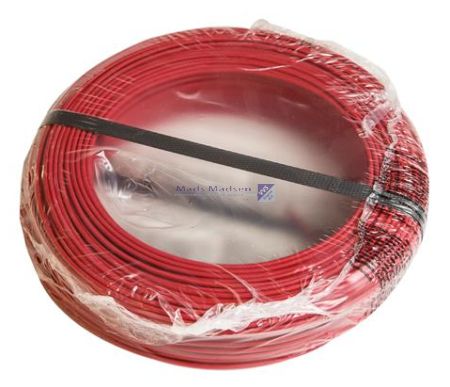 Installationsledning 1x1,5 H07V-U RØD 100 mtr/rl XXX