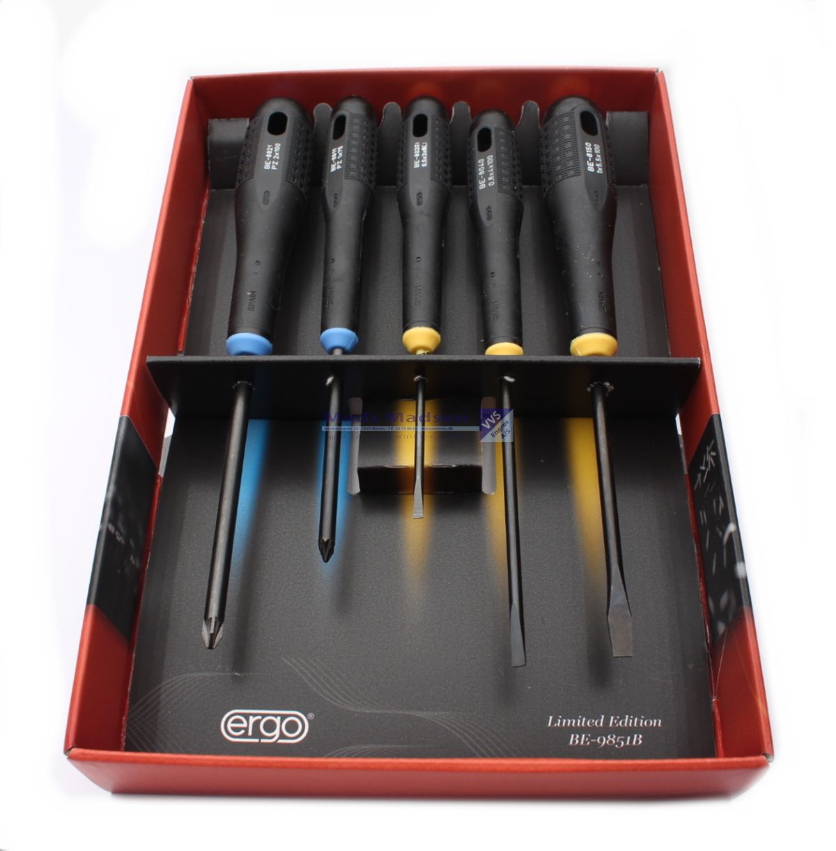 Skruetrækkersæt Bahco BE-9881 4/LIGE+2/PH 6 dele *NETTOPRIS*