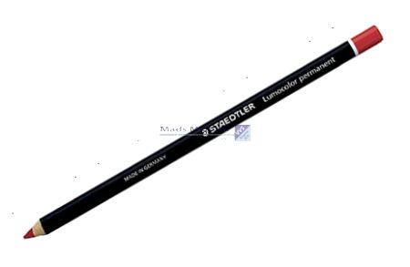 Staedtler Fedtblyant Permanent RØD 108 20-2 *OUTLET*