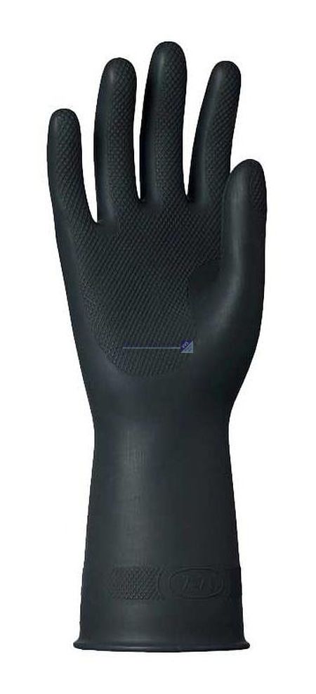 Gummihandsker Scan-black+ str.10 705100 *OUTLET*