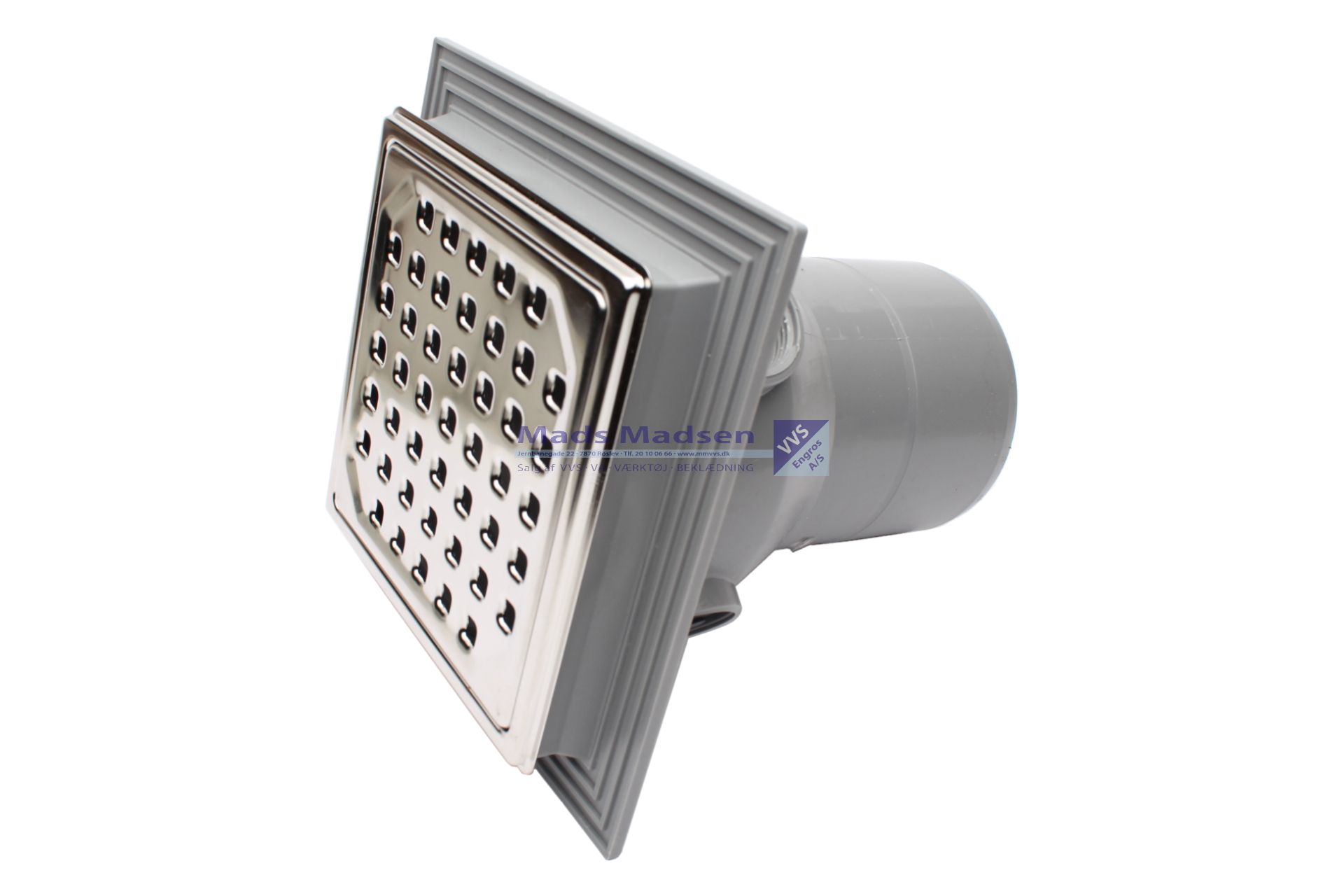 110mm Purus Maxiflex afløbsskål lodret f/beton m/studs