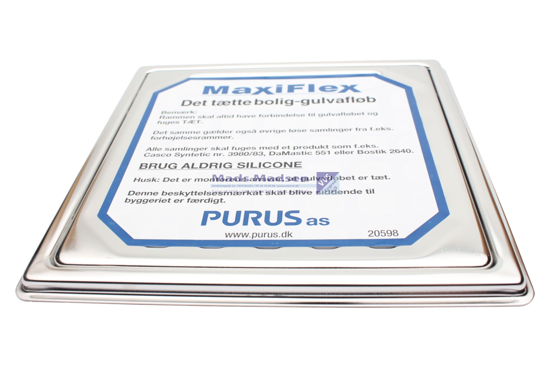 Purus Rist og Ramme 150 x 150mm RF