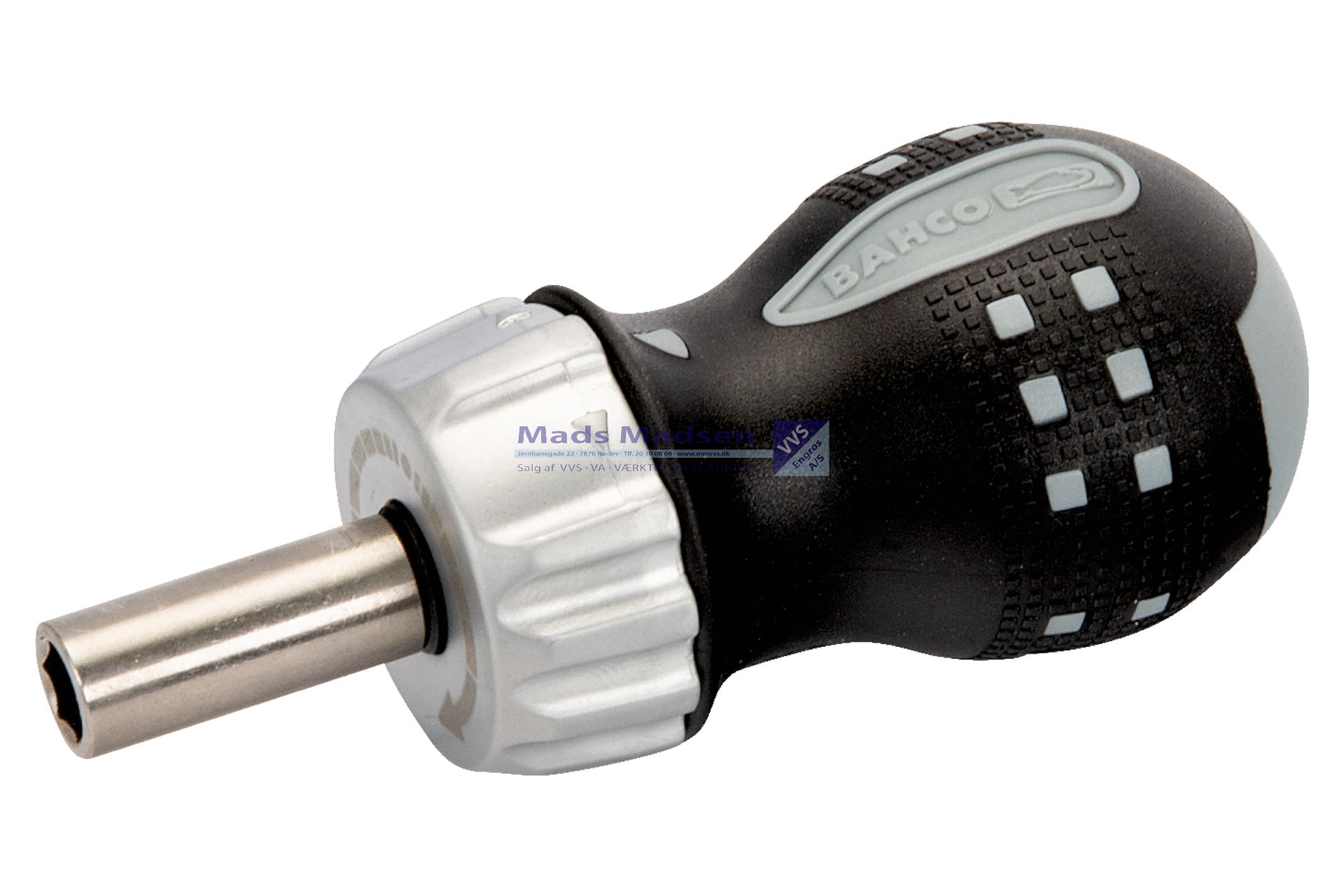 Bit-skraldeskruetrækker Tumling Bahco 808050S u/ bits *NETTOPRIS*