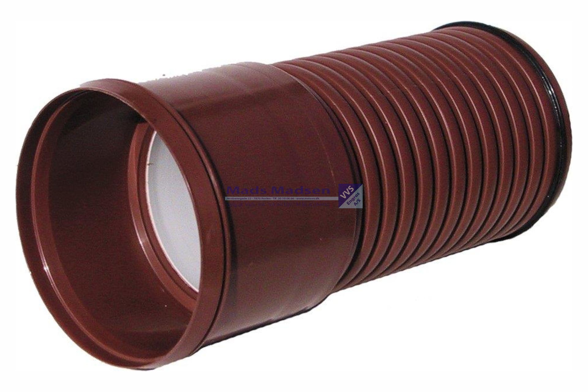 315 x 3000mm Pragma korrugeret kloakrør SN8 INCL gummiring 6lgd/bdt