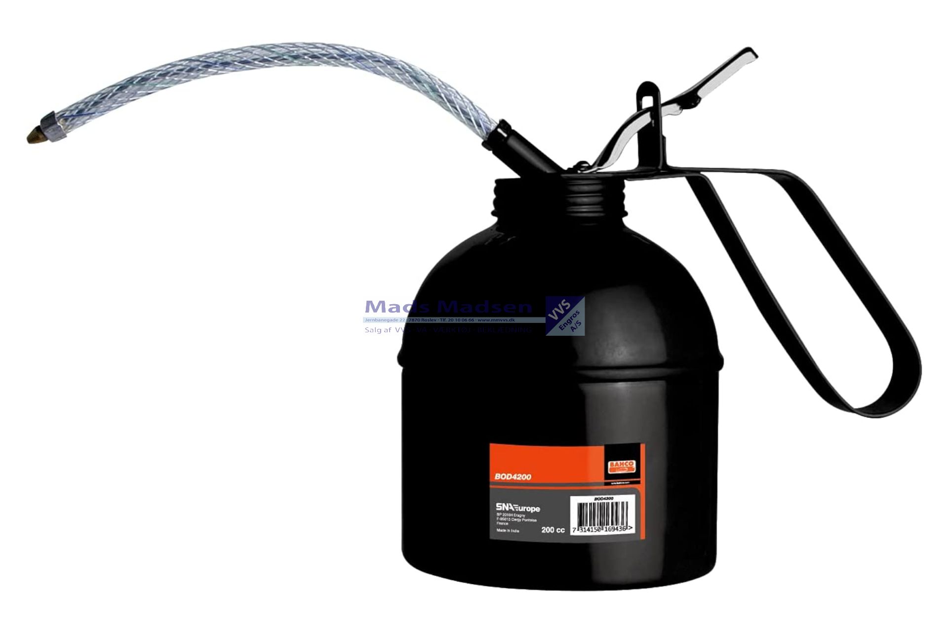 Oliekande Bahco BOD4200 200 ml. *NETTOPRIS*