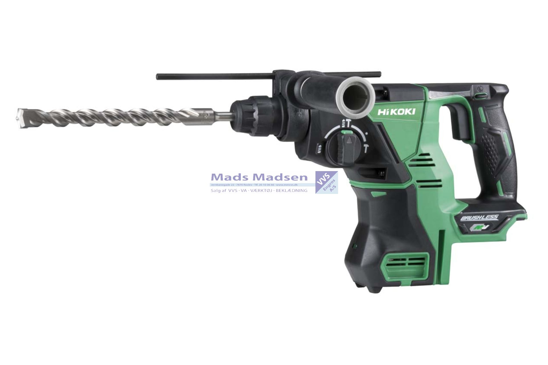 Hitachi / Hikoki Kombihammer SDS-PLUS DH3628DA 36V MULTIVOLT 3,3 Joule kulfri TOOL ONLY *NETTOPRIS*