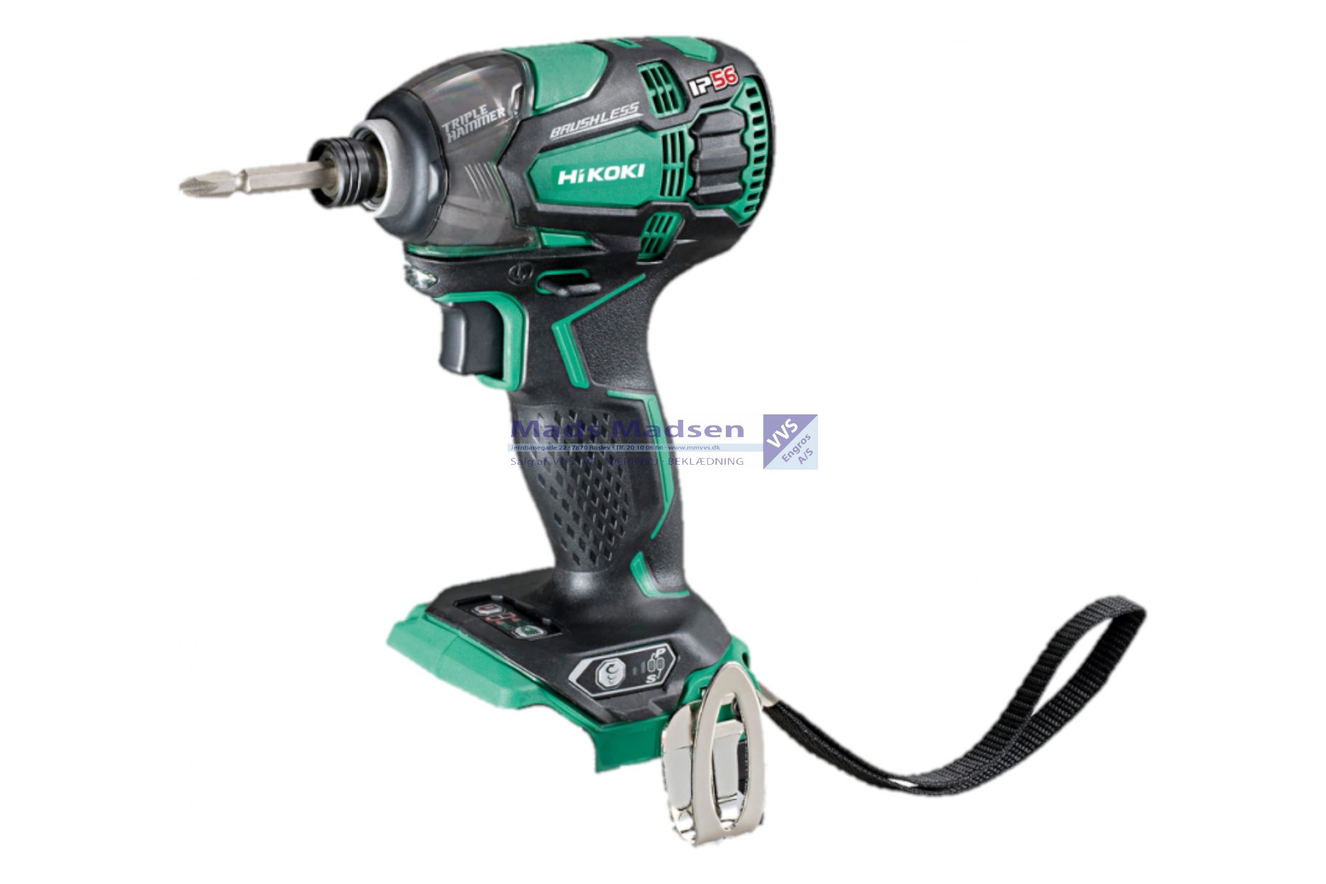 Hitachi / Hikoki Slagskruemaskine WH18DC 18V TOOL ONLY 210 Nm *NETTOPRIS*