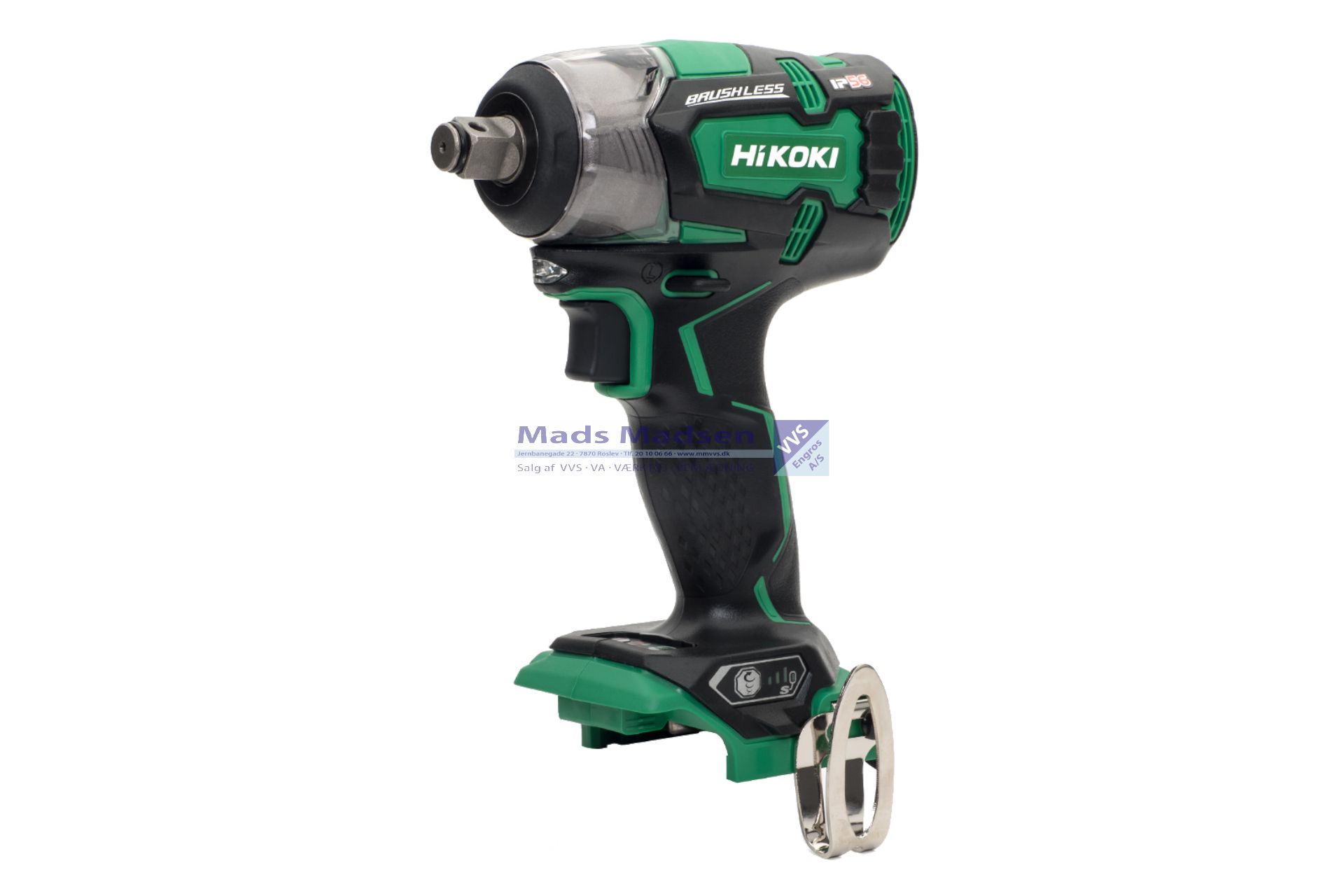 Hitachi / Hikoki Slagnøgle WR18DH 18V 305 Nm 1/2" kulfri TOOL ONLY *NETTOPRIS*