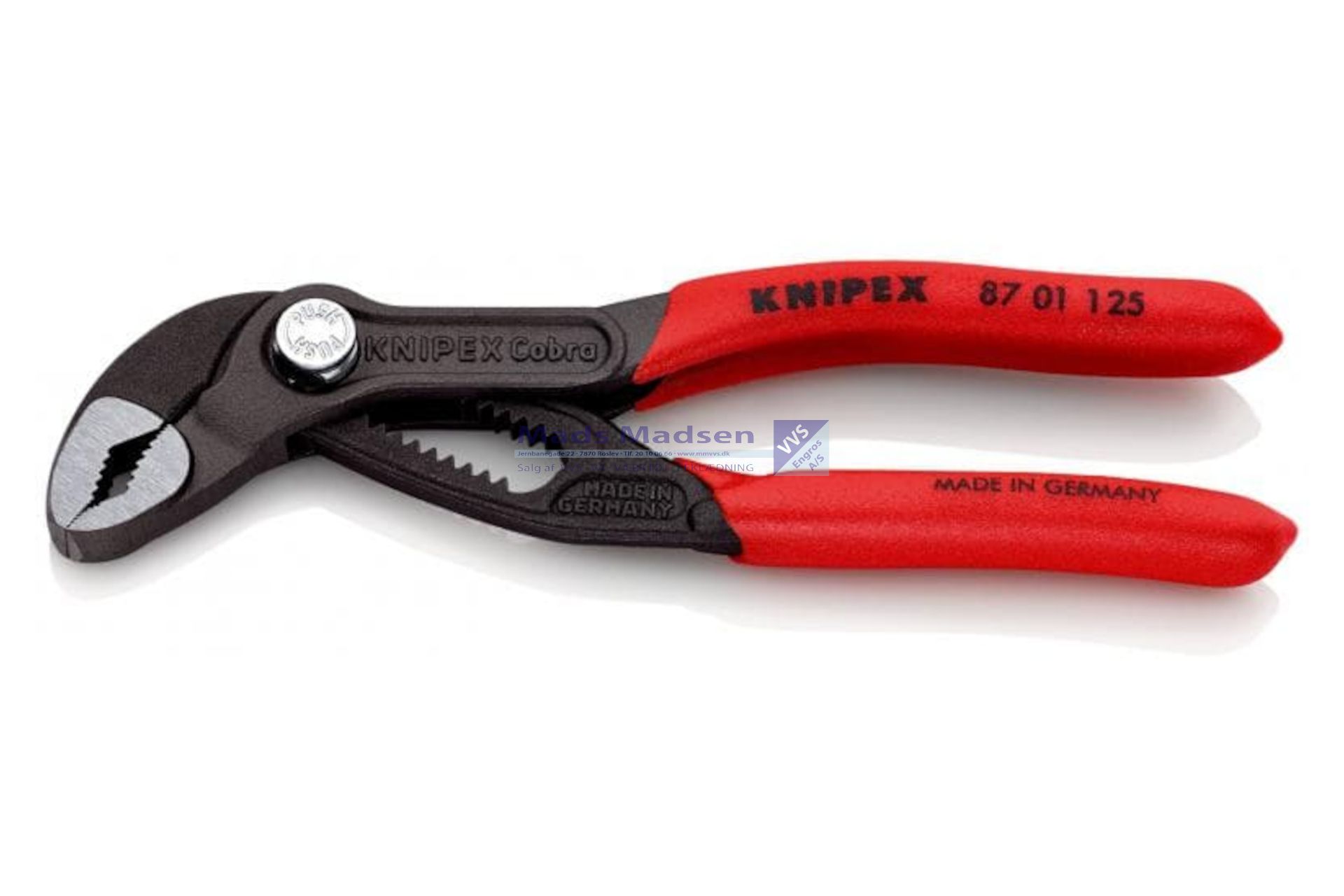 Vandpumpetang Knipex COBRA 8701 125mm *NETTOPRIS*