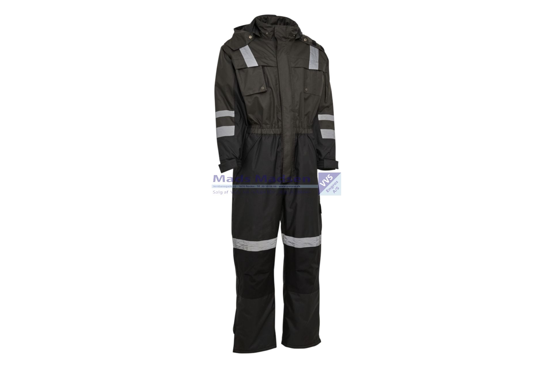 Elka Regn vinterkedeldragt  088002 Grå/Sort Str. XL