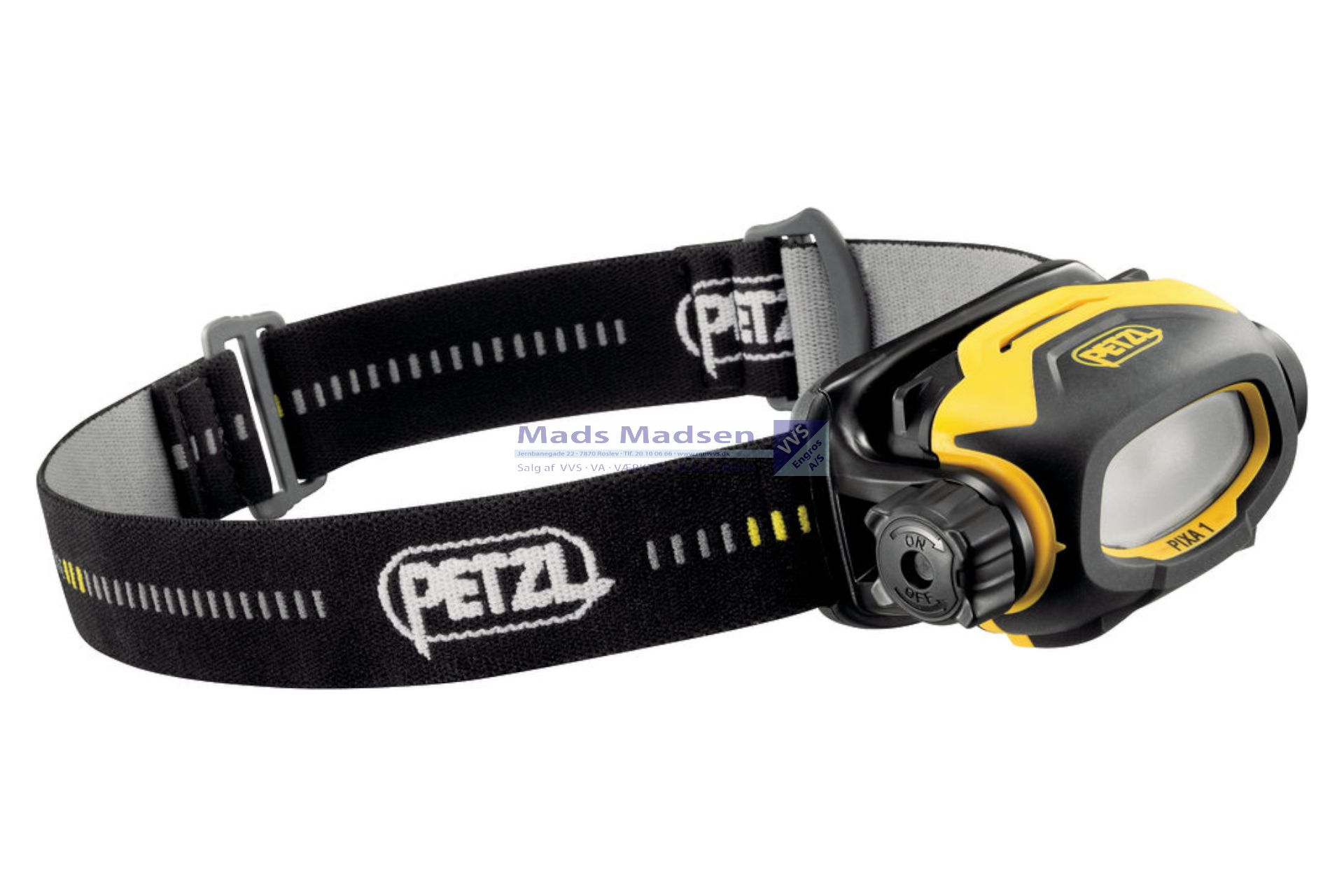Petzl PIXA 1 Pandelampe 60 Lumen ATEX II godkendt SORT/GUL