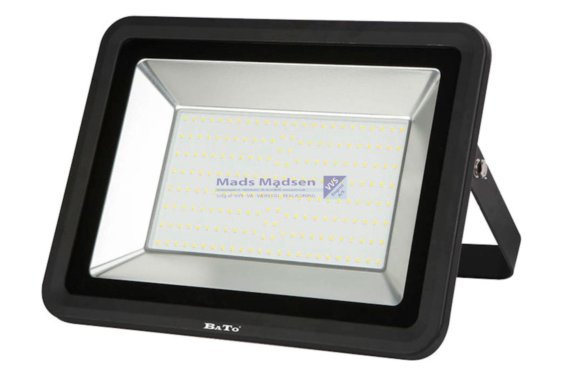 Bato LED Projektør/arbejdslampe 200W 16000 lumen m/ 5 mtr kabel og stik 65204