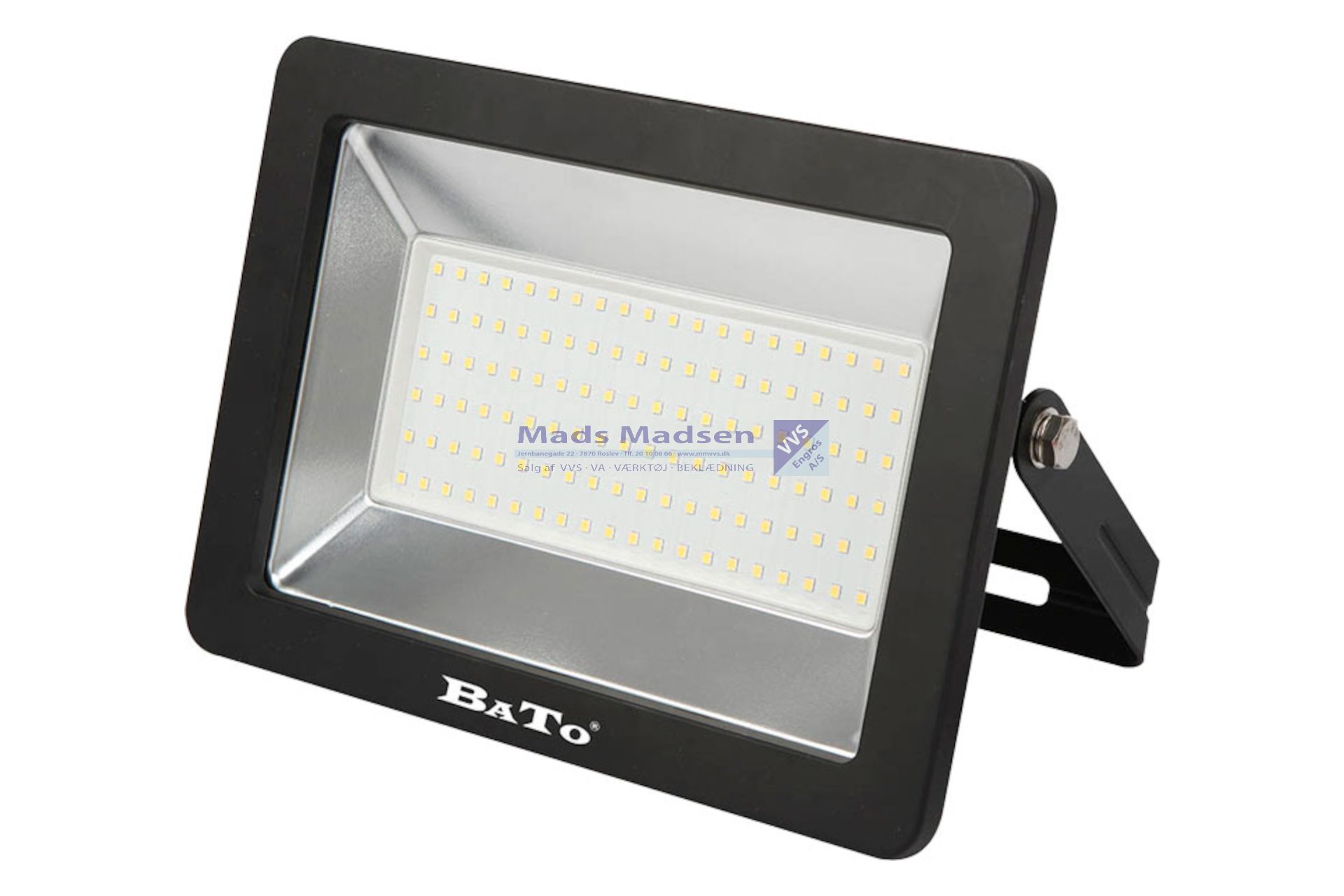 Bato LED Projektør/arbejdslampe 100W 8300 lumen m/ 5 mtr kabel og stik 65203