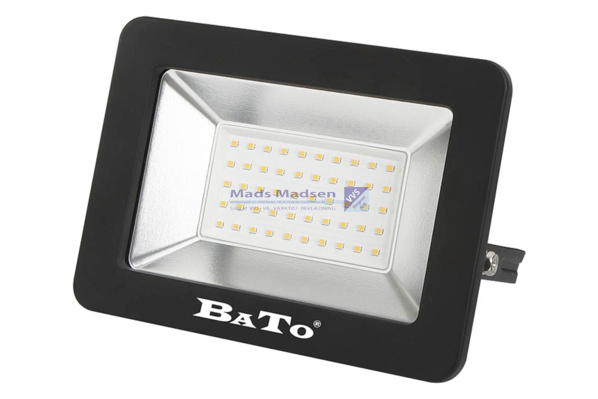 Bato LED Projektør/arbejdslampe 50W 4000 lumen m/ 5 mtr kabel og stik 65201