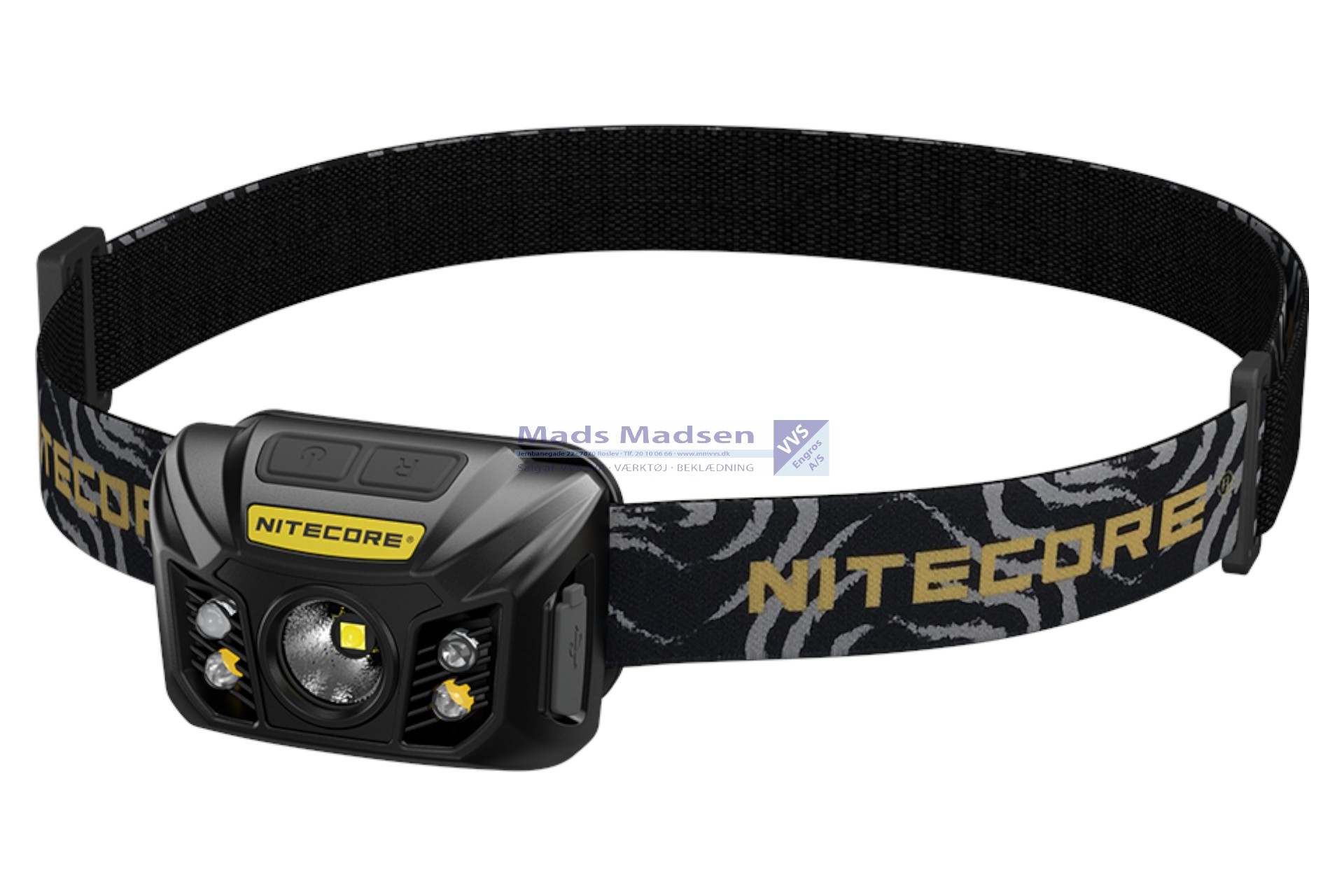 Nitecore Pandelampe NU40 1000 Lumen Genopladelig