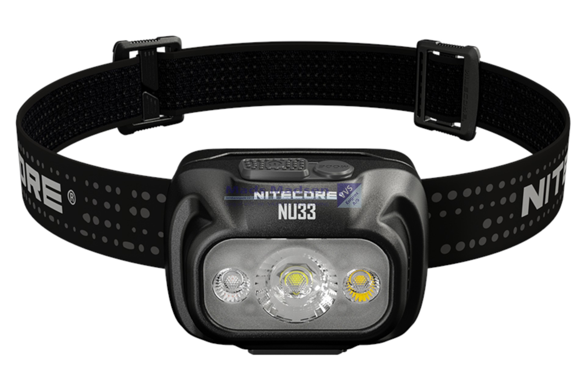 Nitecore Pandelampe NU33 700 Lumen Genopladelig