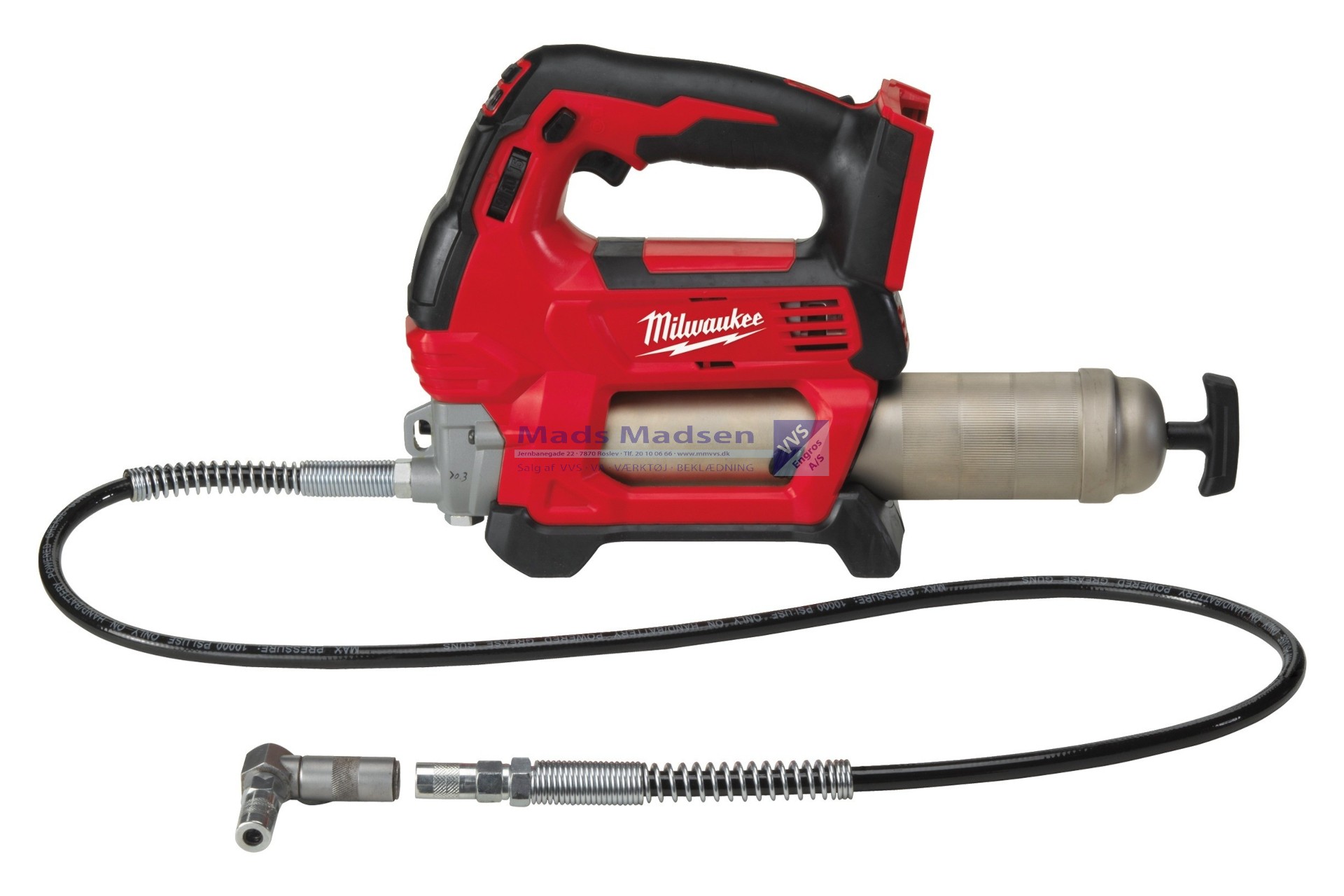 Milwaukee M18 GG-0 akku fedtpresse Solo 4933440493 (K) *NETTOPRIS*