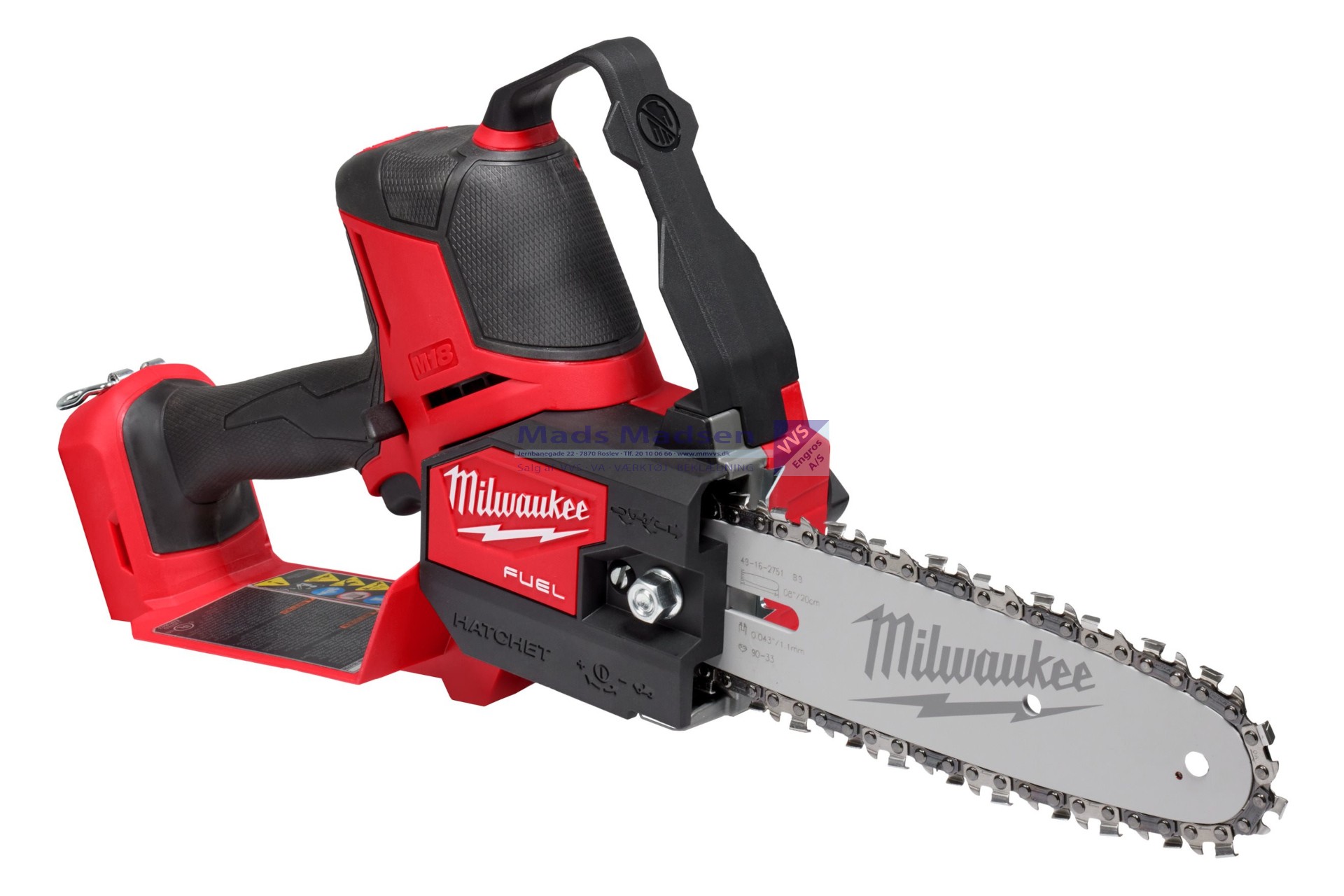 Milwaukee M18 FUEL FHS20-0 akku kædesav 20 cm sværd Solo 4933480117 *NETTOPRIS*