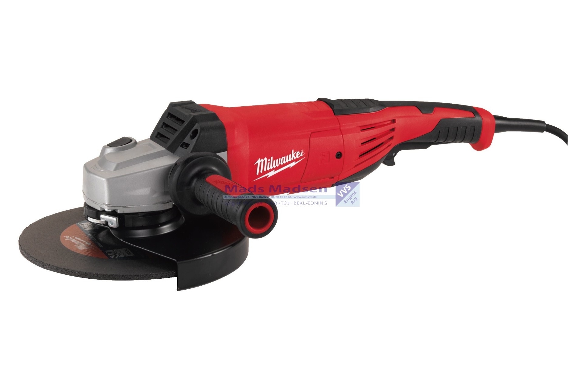 Milwaukee 230mm vinkelsliber AGV 22-230DMS 2200W 230V 4933431860 *NETTOPRIS*