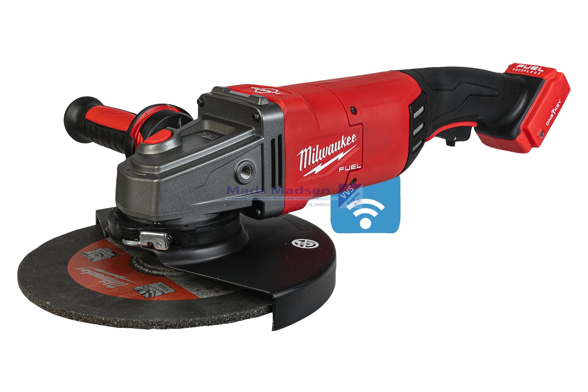 Milwaukee M18 FUEL ONEFLAG230XPDB0C akku vinkelsliber 230mm Solo 4933478782 *NETTOPRIS*