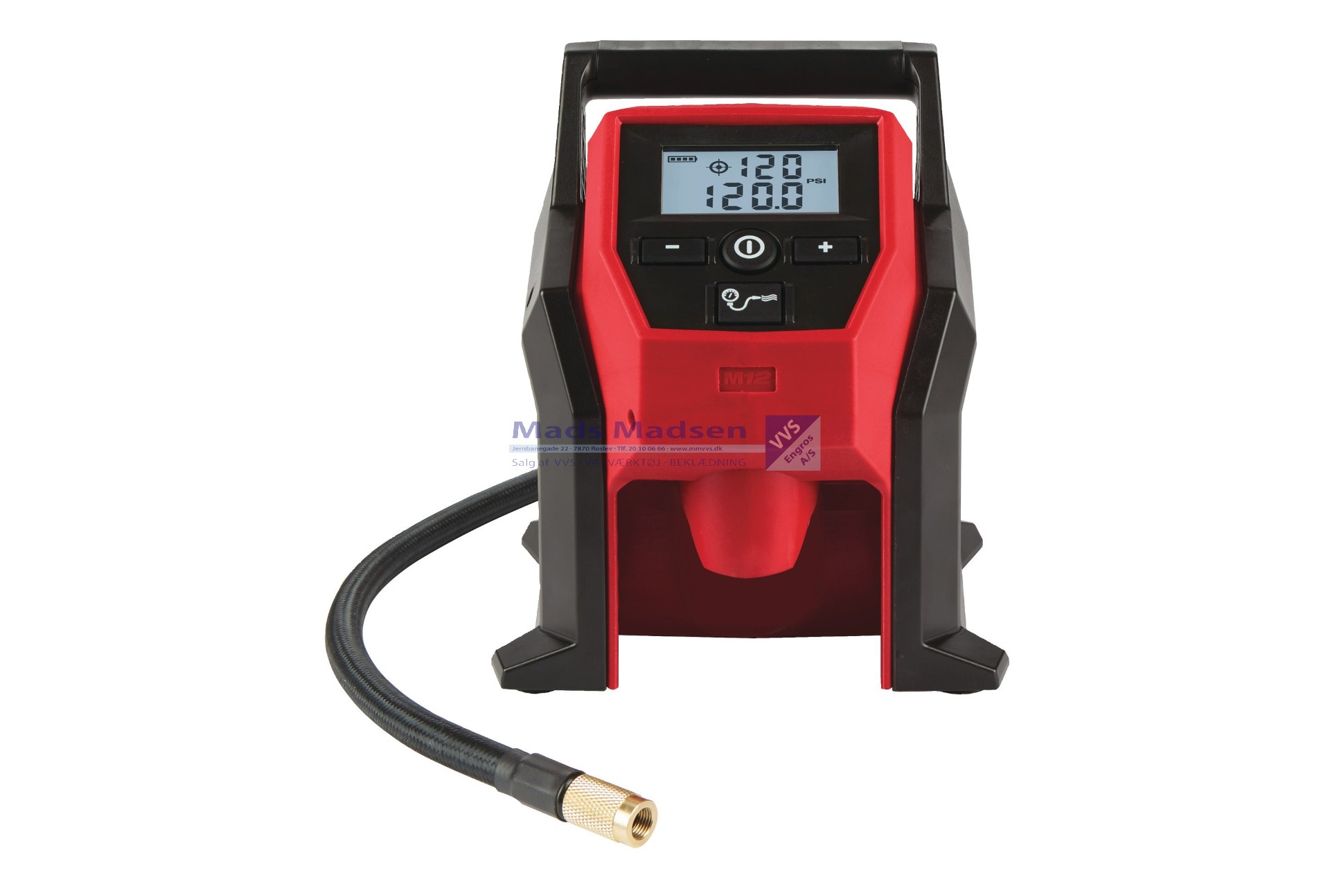 Milwaukee M12 BI-0 luftpumpe Solo 4933464124 *NETTOPRIS*