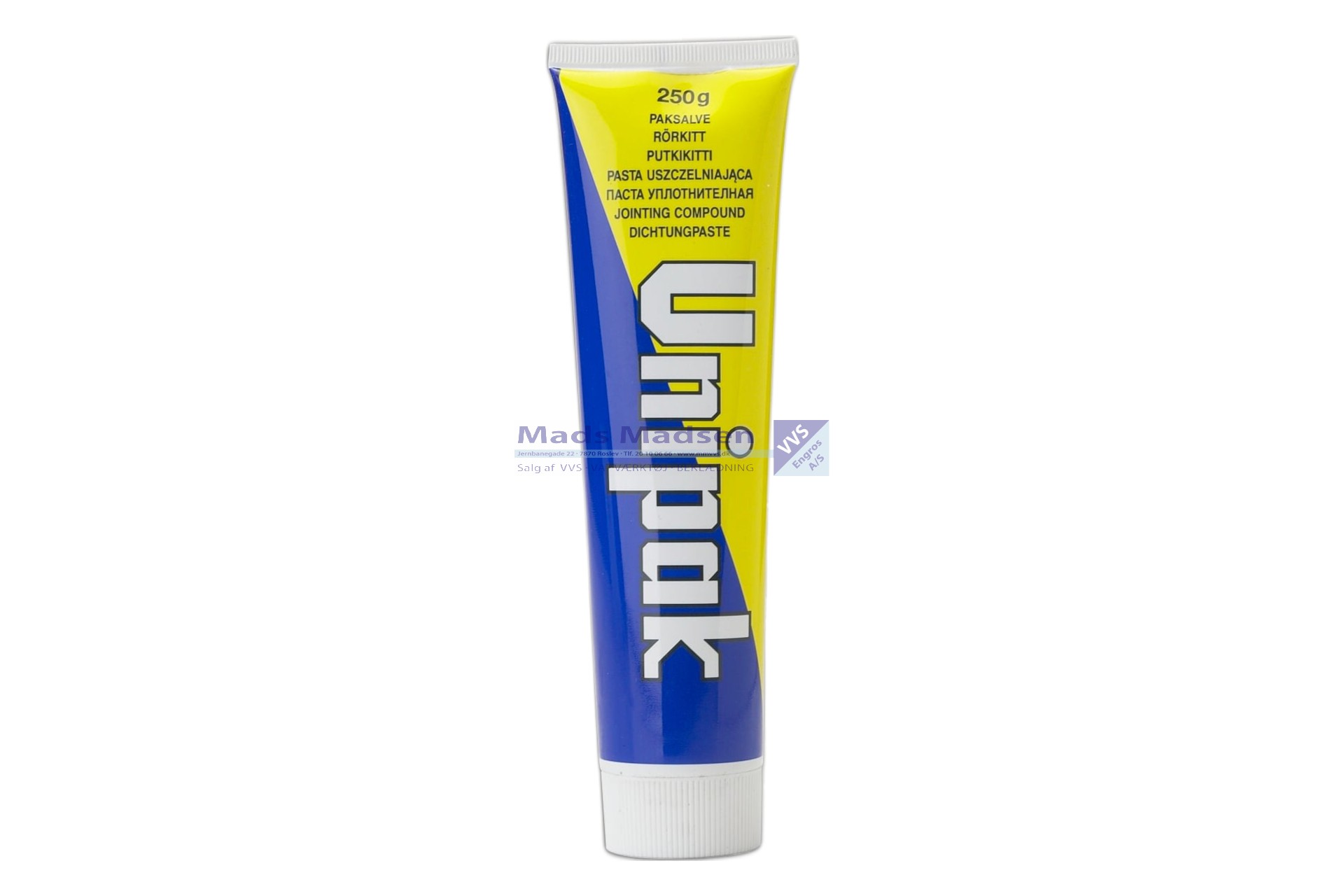 Unipak paksalve i tube á 250 gr.
