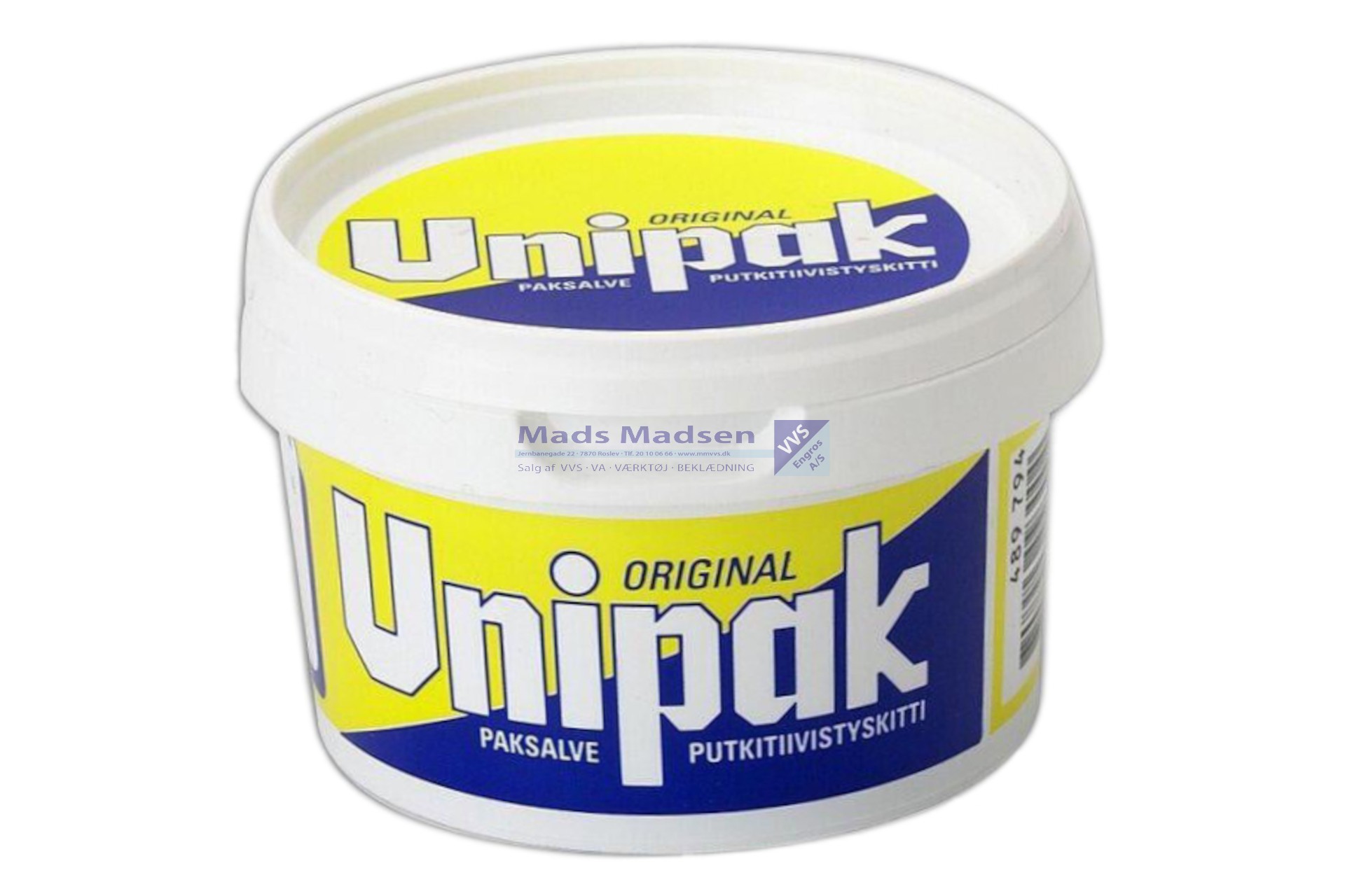 Unipak paksalve i dåse á 360 gr. 12 stk/krt