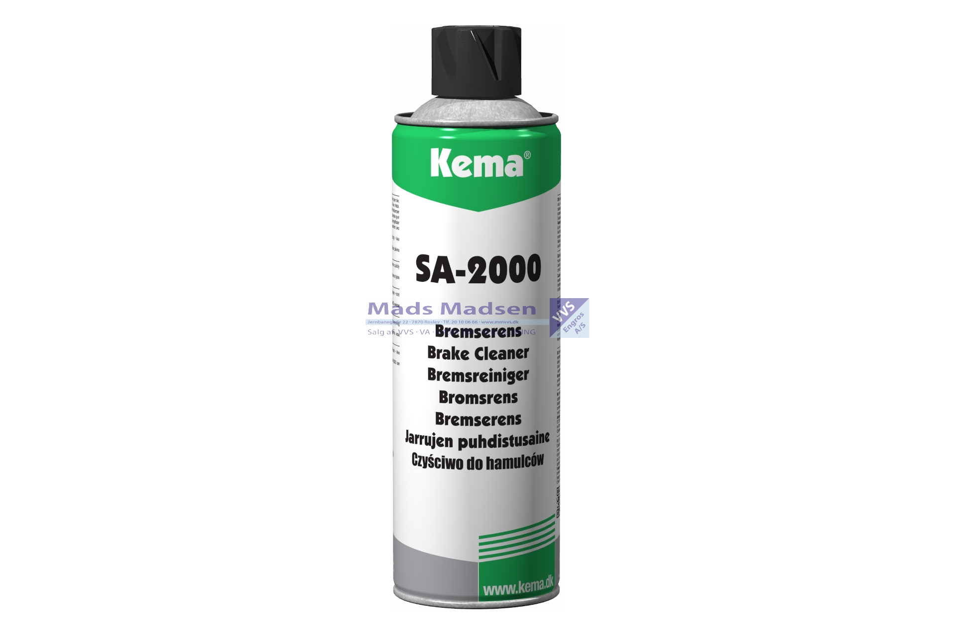 Kema Bremserens SA-2000 á 600 ml. UN 1950 - Farekl. 2.1 *OUTLET*