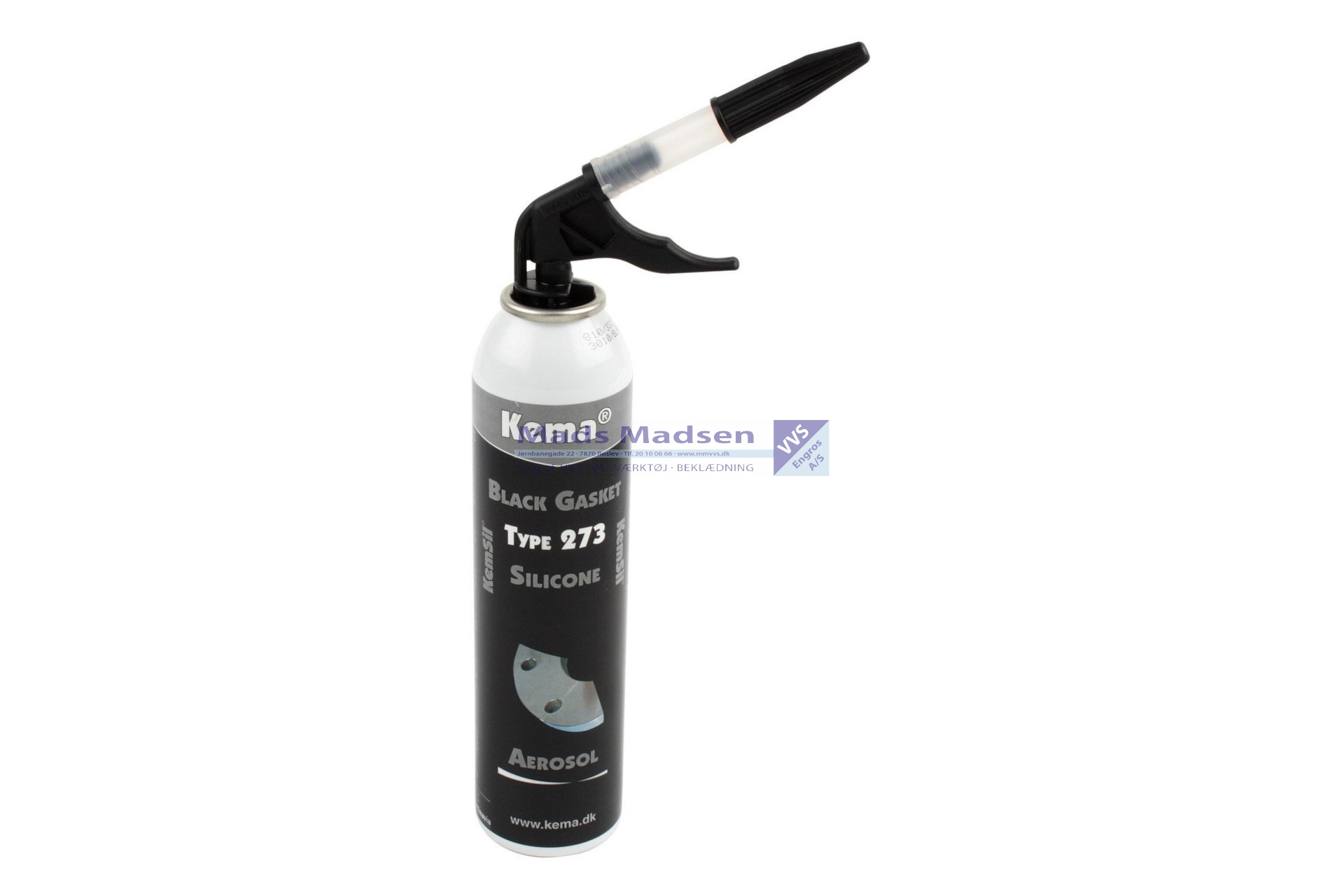 Kema Silicone Flangetætning spray sort RTV 273  á 226 gr. *NETTOPRIS*