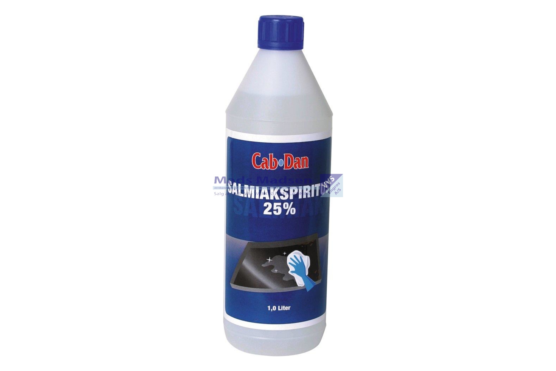 Salmiakspiritus 22% 1 L - UN 2672 - Farekl. 8 *NETTOPRIS*
