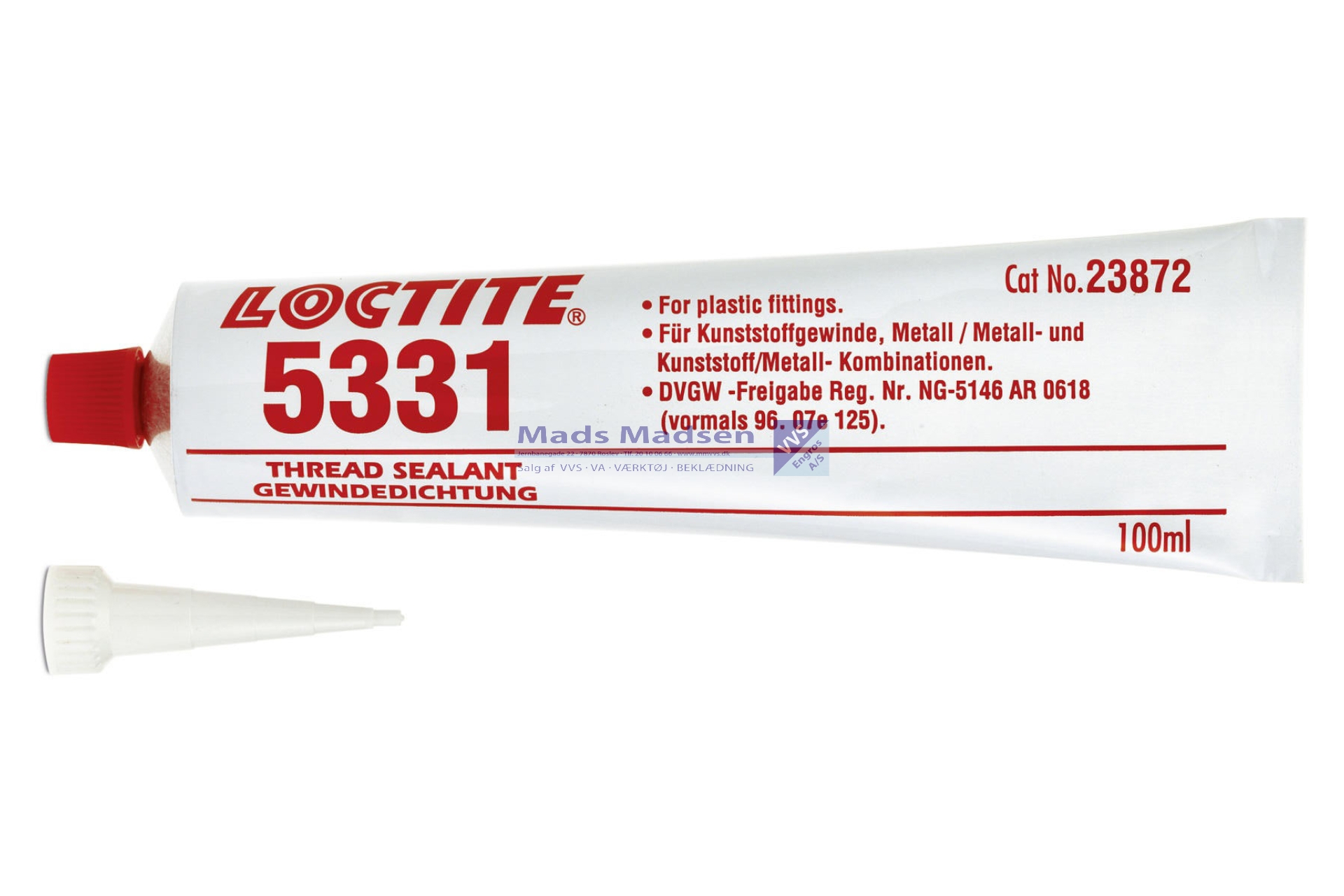 Loctite Gevindtætning 5331 t/ plast 100 ml. *NETTOPRIS*