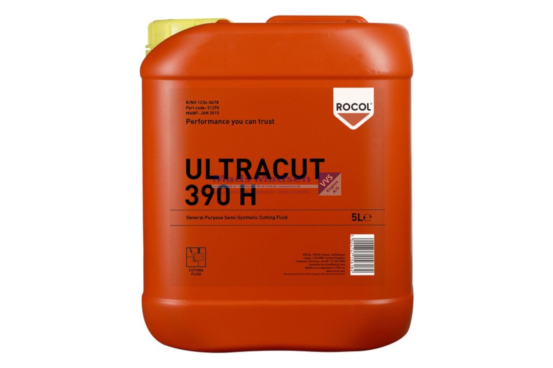 Rocol Ultracut 390H Bore/skæreolie á 5 ltr. *NETTOPRIS*
