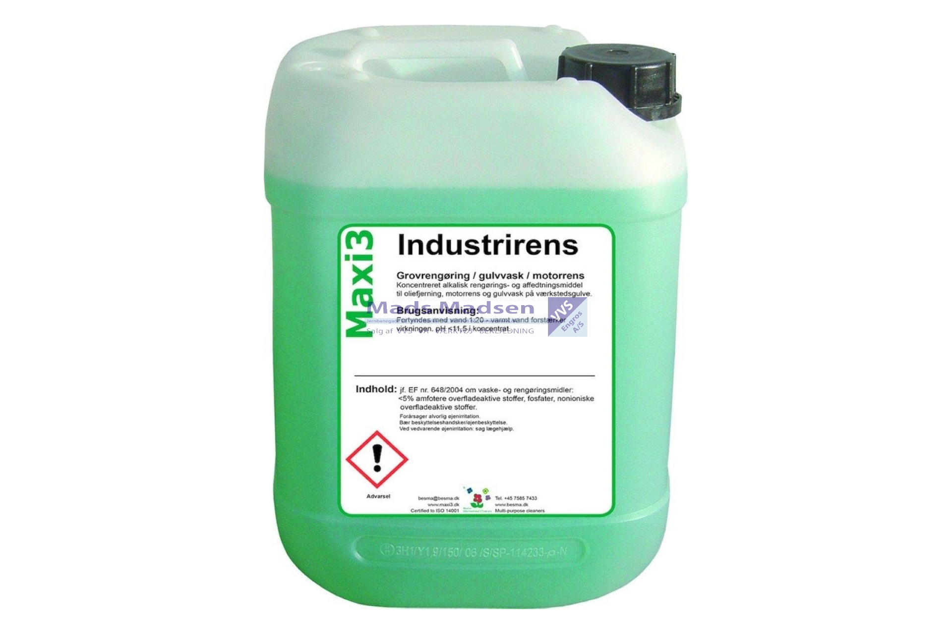 Maxi 3 Industrirens Grov á 5 ltr. *NETTOPRIS*