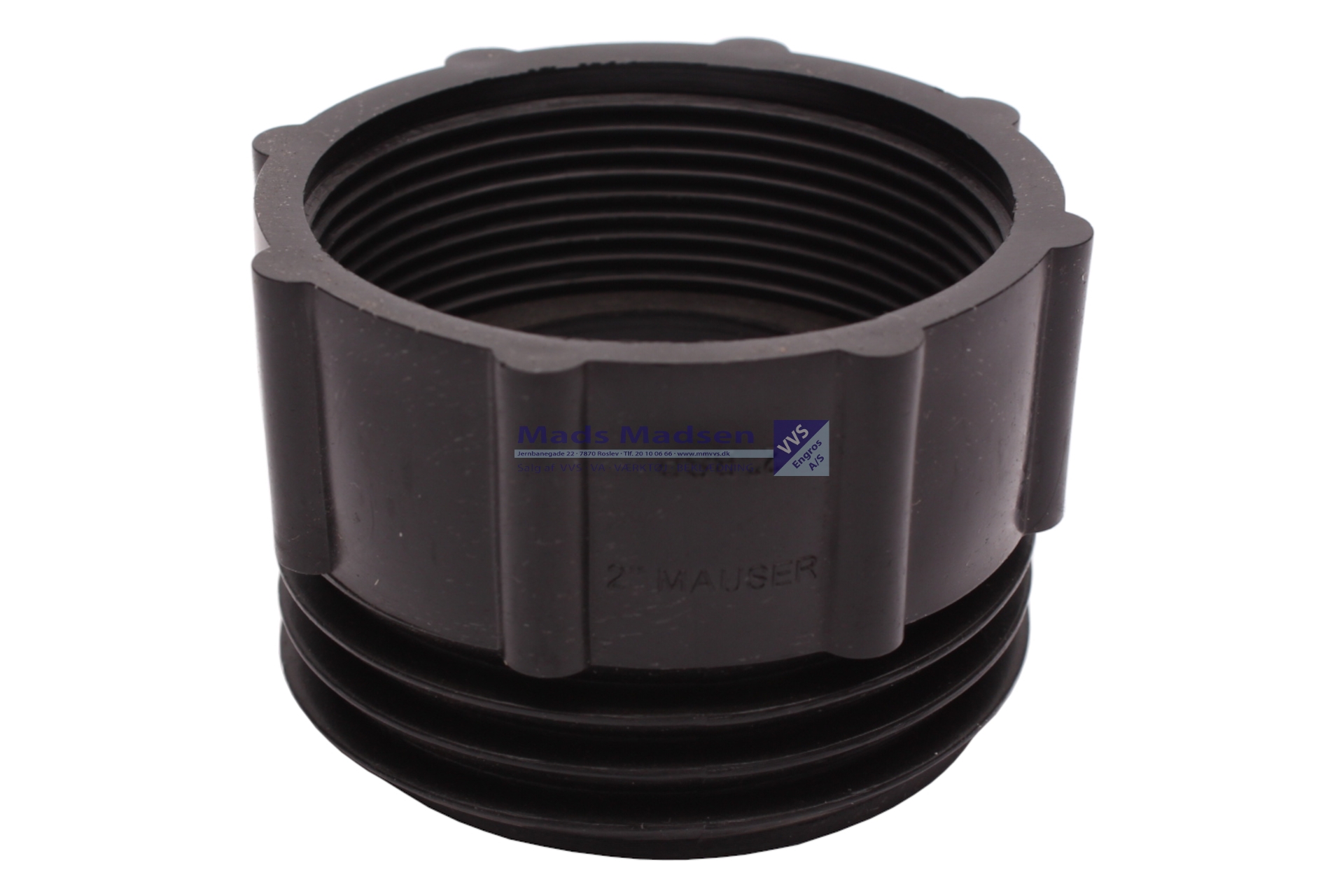 Adapter MAUSER 68mm udv. x 2" indv. *NETTOPRIS*