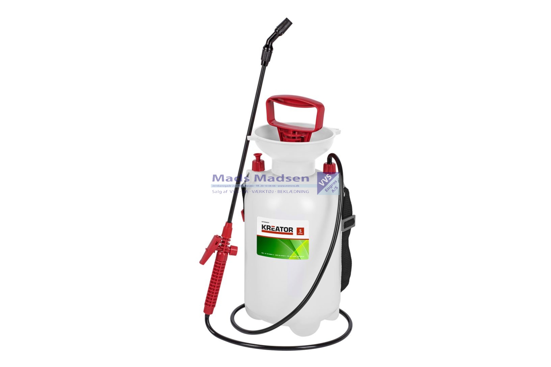 Tryksprøjte 5 ltr med Viton pakning