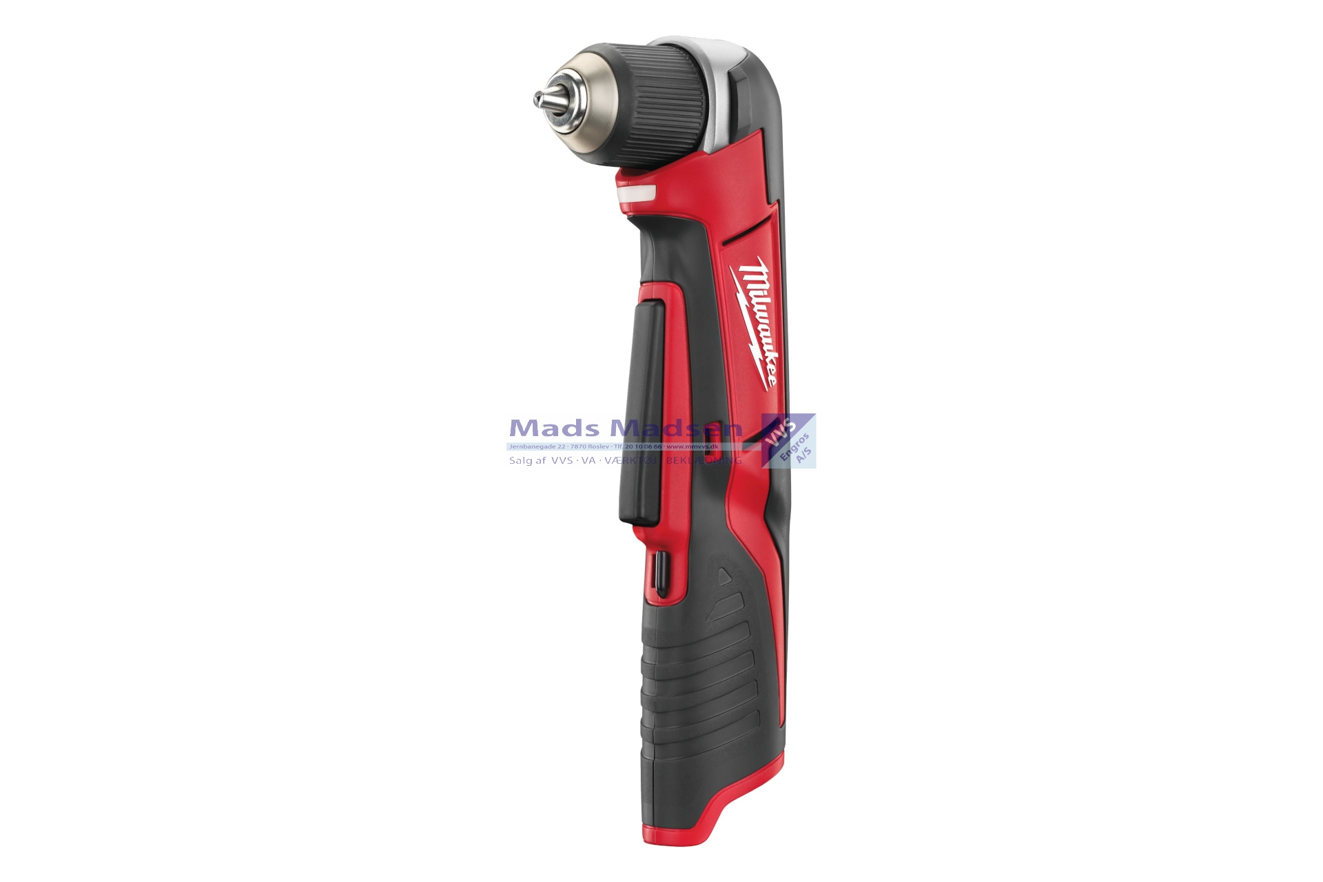 Milwaukee M12 C12 RAD-0 akku vinkelboremaskine Solo 4933416900 *NETTOPRIS*