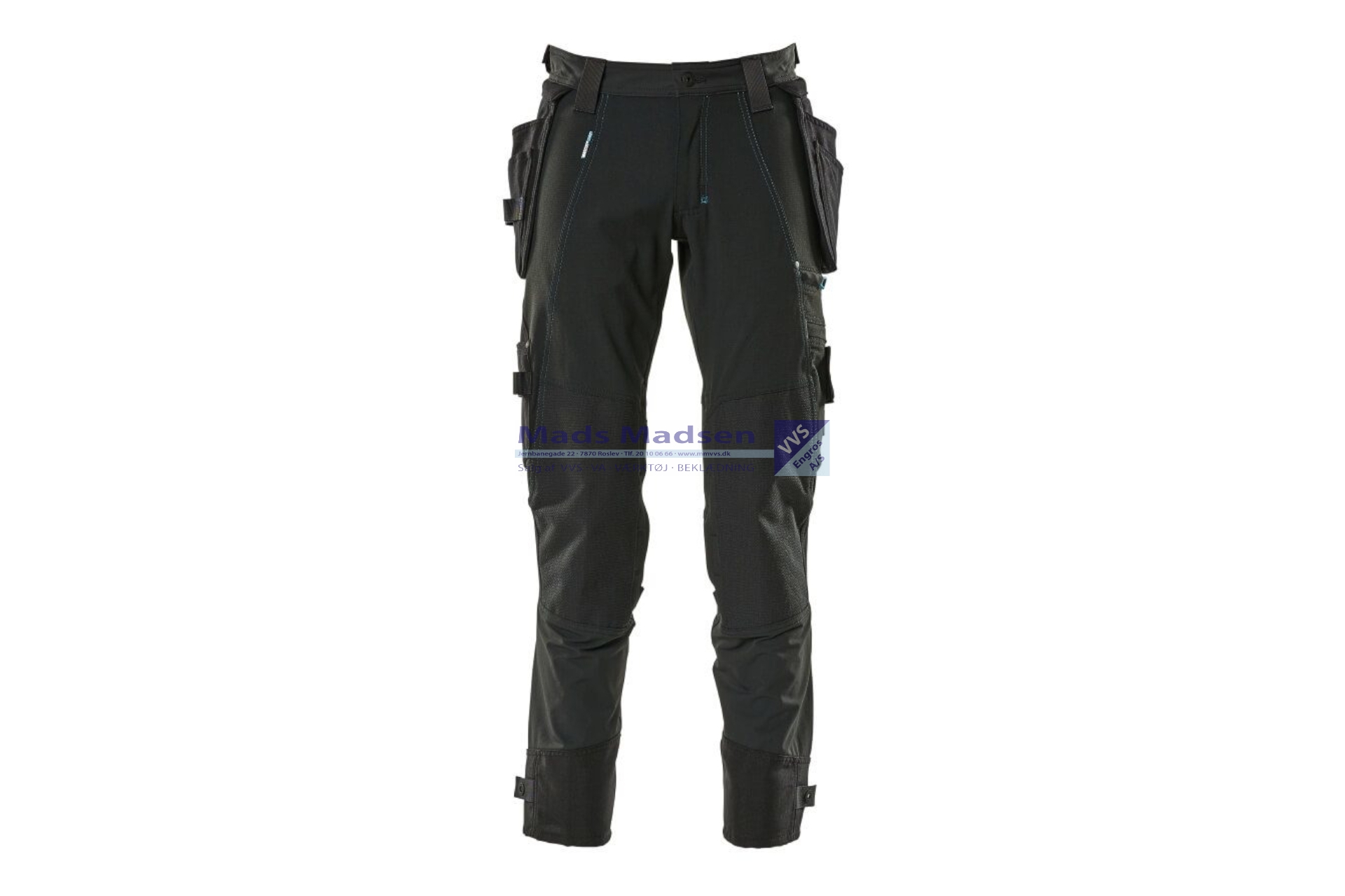Mascot bukser stretch med hængelomme 17031 - 311 sort str. 56 *NETTOPRIS*