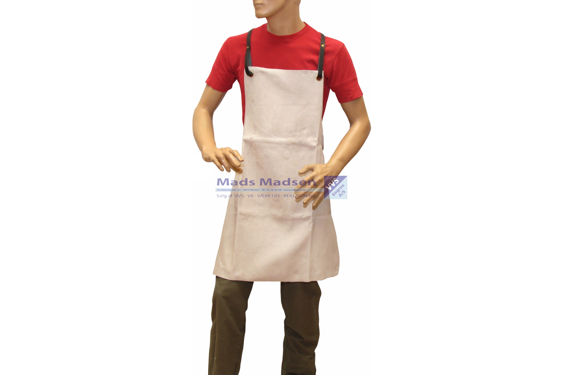 Forklæde OS hud 120 cm 501120 eksl.nakkerem