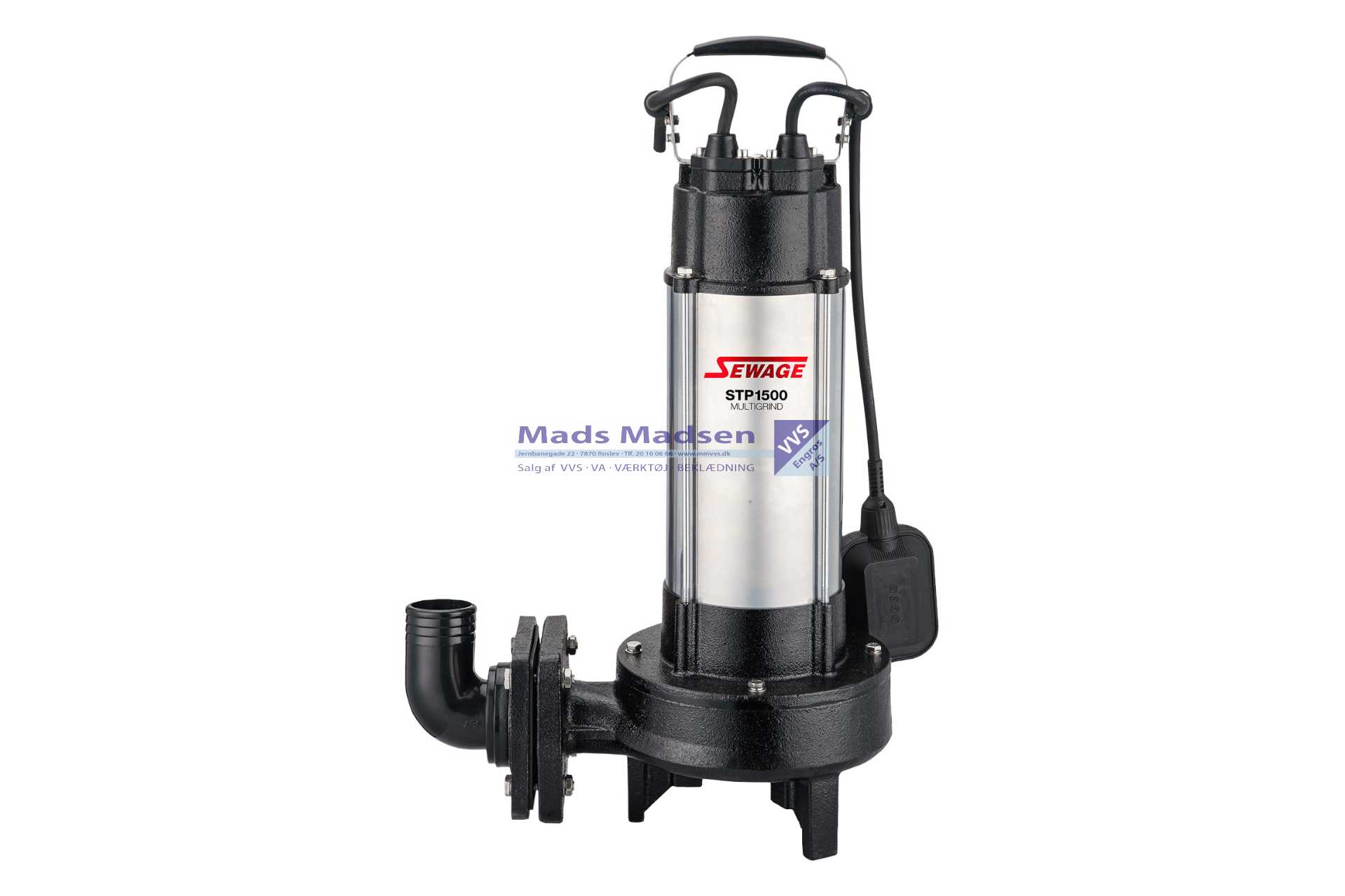 Staring spildevandspumpe med kniv 2" STP-1500MG