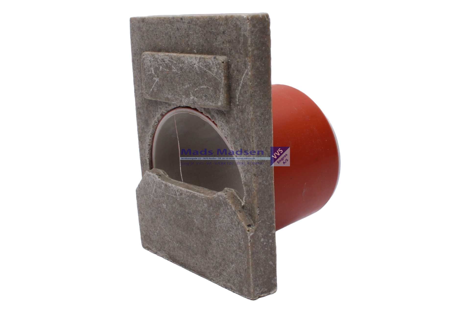 Polysan Sapolite 1100 gavl m/110mm hul og PE studs 1001G, A10 21.10