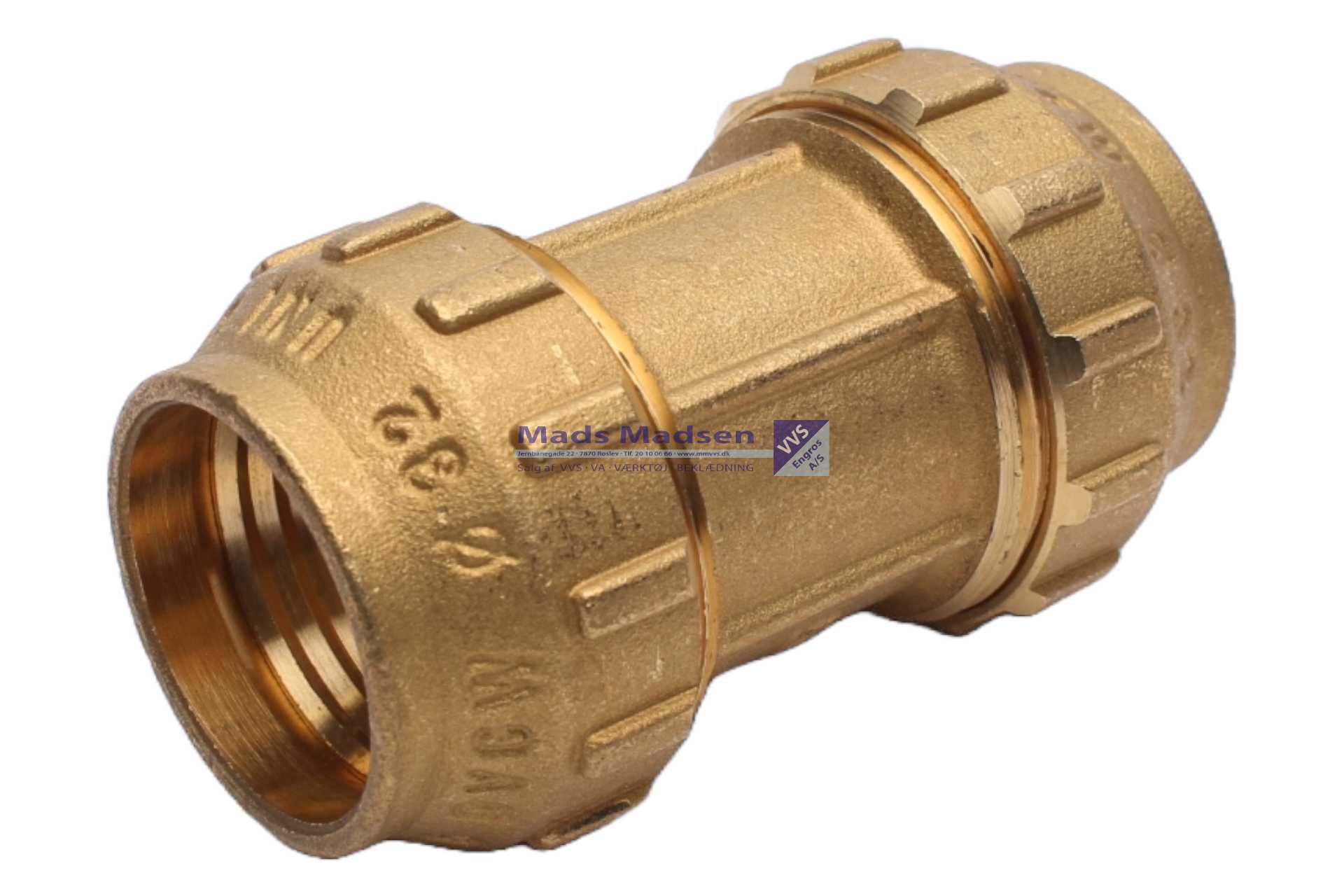 40mm Tiemme messing samler f/PEM