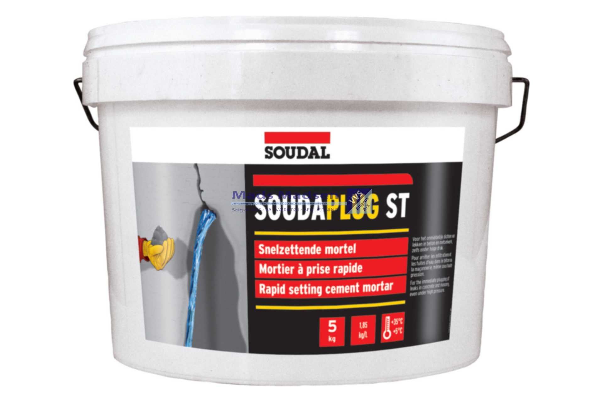 Soudaplug ST Lynmørtel á 5 kg *NETTOPRIS*