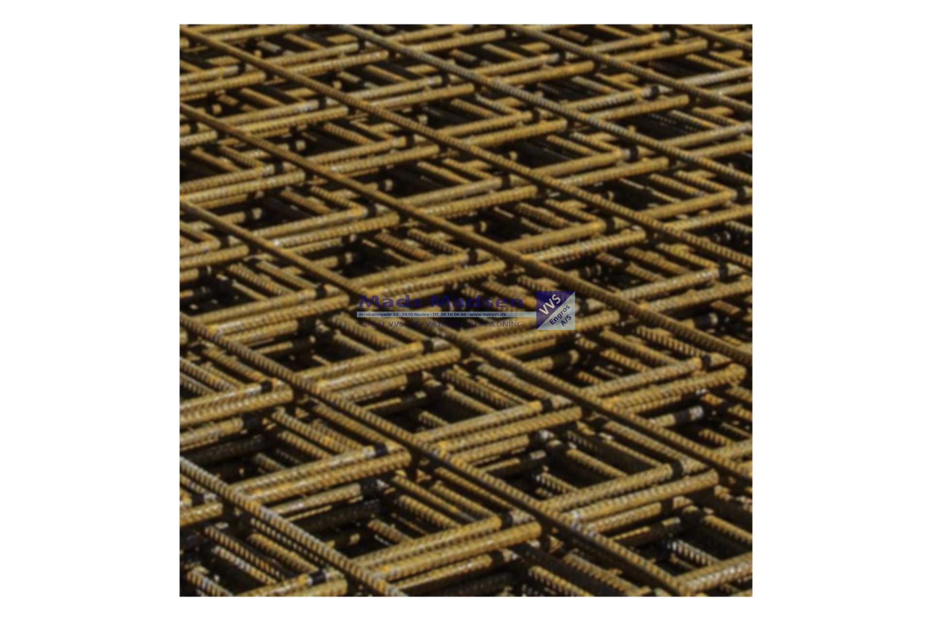 150x150x6mm svejst armeringsnet 2150X2500mm IKKE DS KONTROLLEREDE 15,96kg/stk KUN TIL AFH ELLER LEVERING I NÆROMRÅDE *NETTOPRIS*