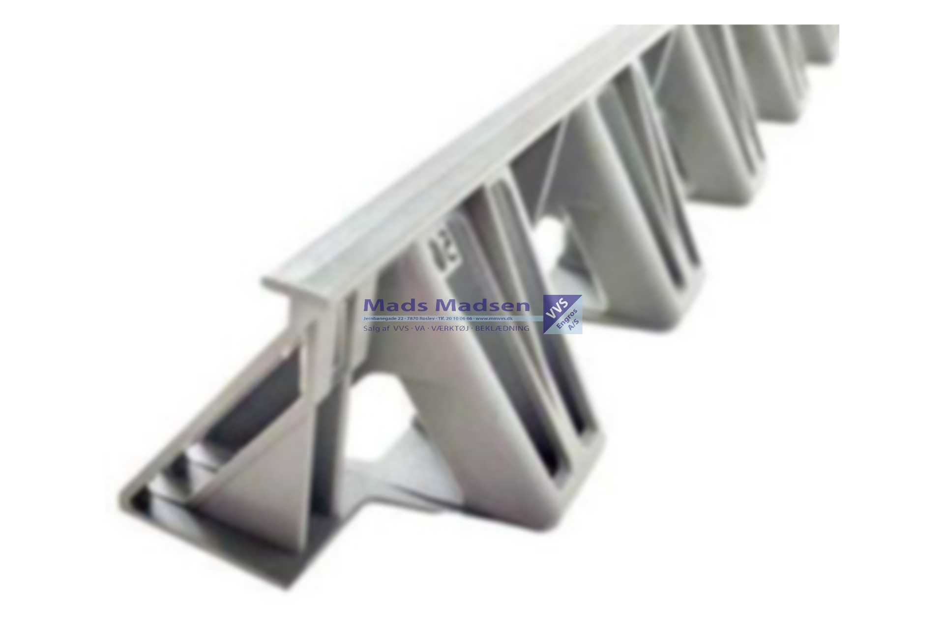 Al-liste 20mm f/armeringsnet 2m/lgd  100m/bundt  *NETTOPRIS*