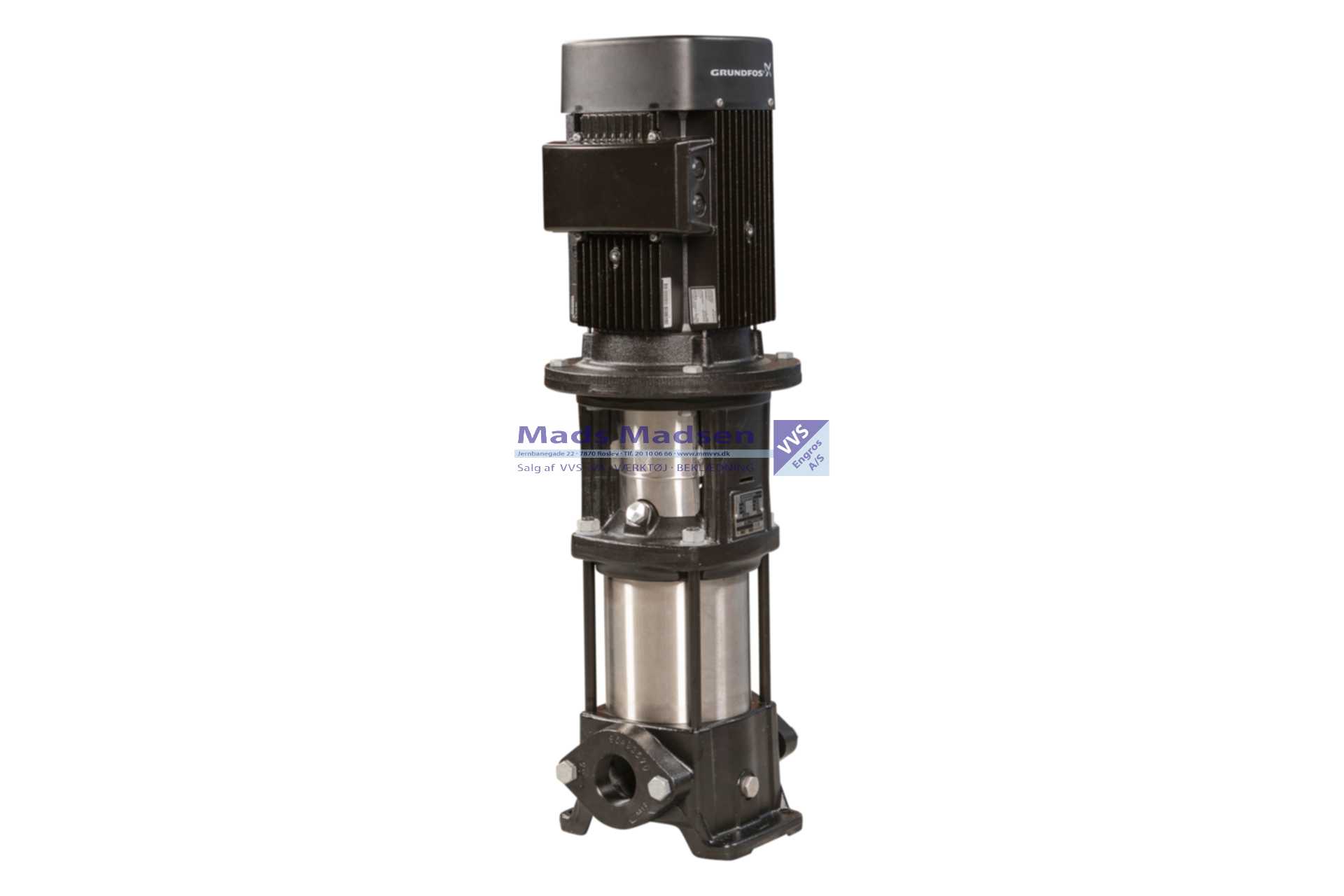 Grundfos pumpe CR 5-7 m/flanger